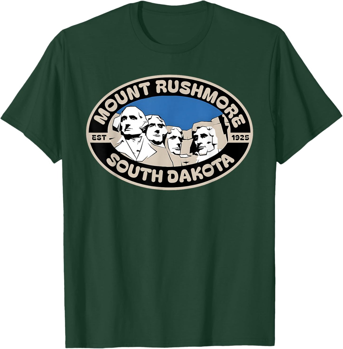 Mount Rushmore South Dakota Souvenir mt Rushmore T-Shirt - T-Shirt | Forest