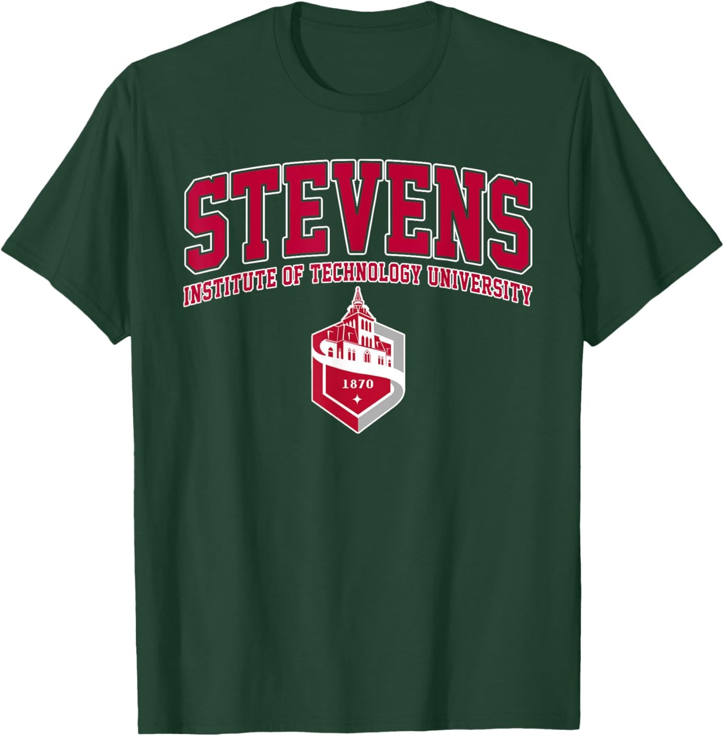 Stevens Institute of Technology University Vintage Sports T-Shirt - T-Shirt | Forest
