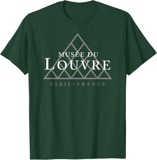 The Louvre Museum Paris France Large Pyramid T-Shirt - T-Shirt | Forest