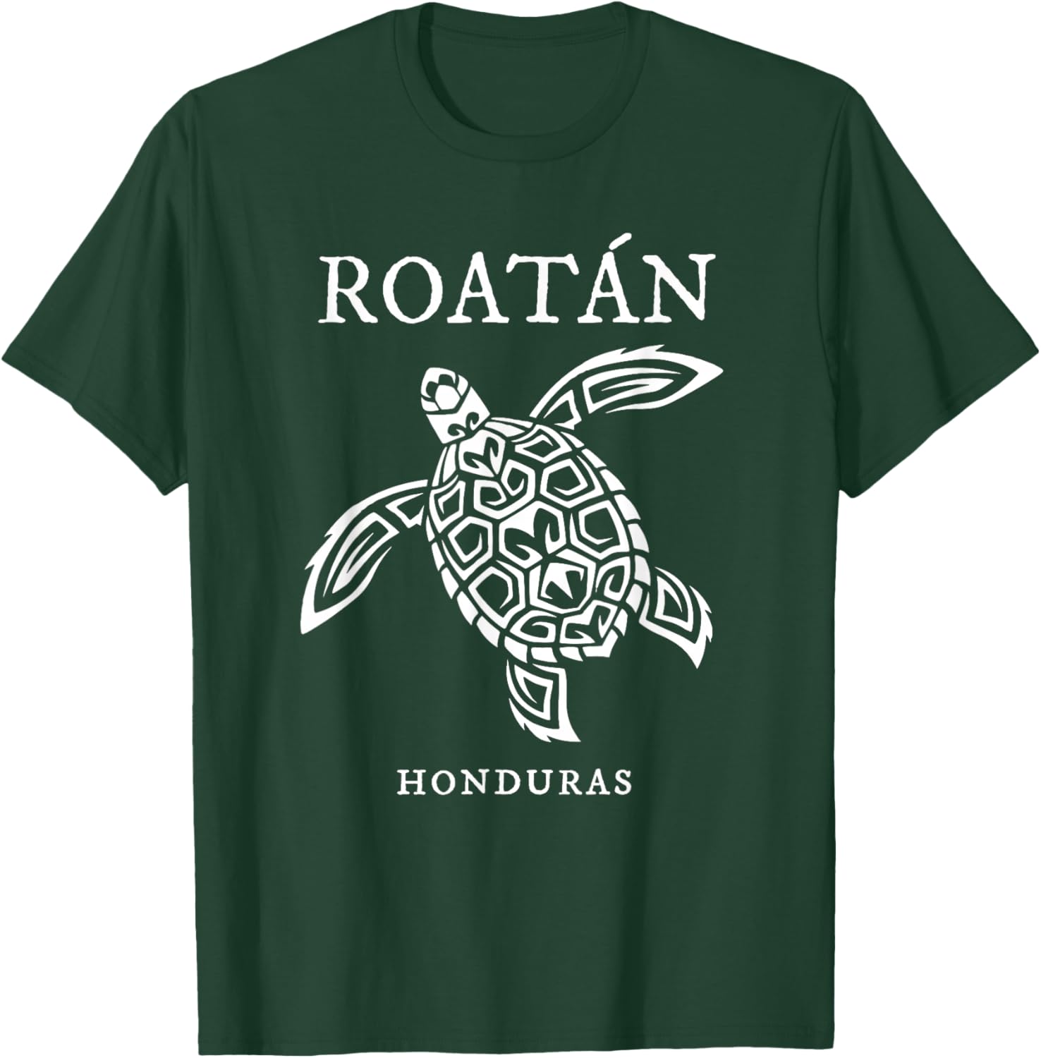 Vintage Roatan Honduras Sea Turtle Vacation Souvenir T-Shirt - T-Shirt | Forest