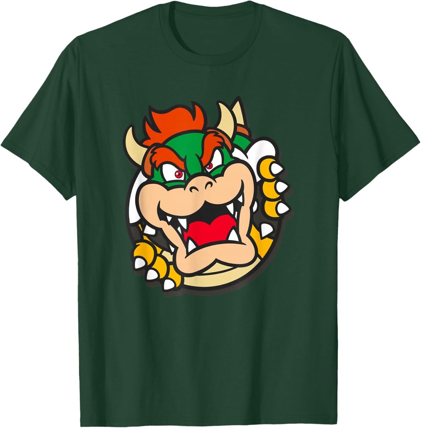 Super Mario Bowser Koopa Pop Out Portrait T-Shirt - T-Shirt | Forest