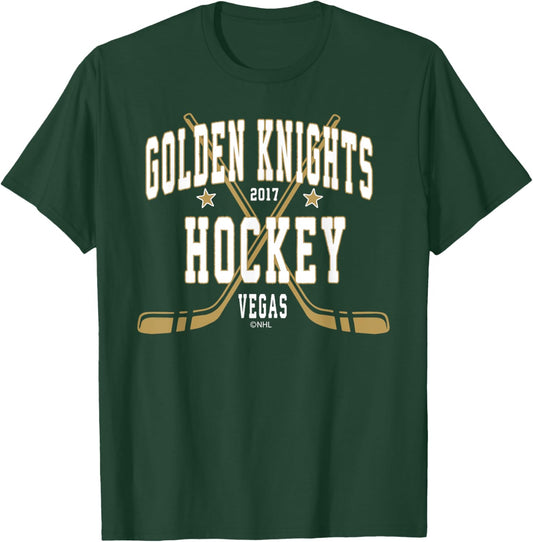 Vegas Golden Knights Stars Black Officially Licensed T-Shirt - T-Shirt | Forest