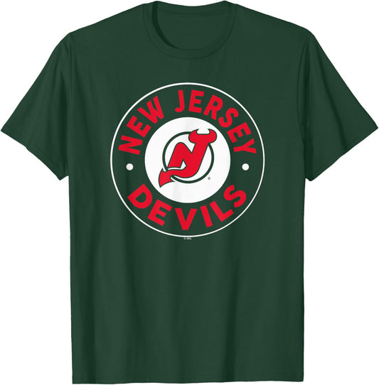 New Jersey Devils Symbol Black Officially Licensed T-Shirt - T-Shirt | Forest
