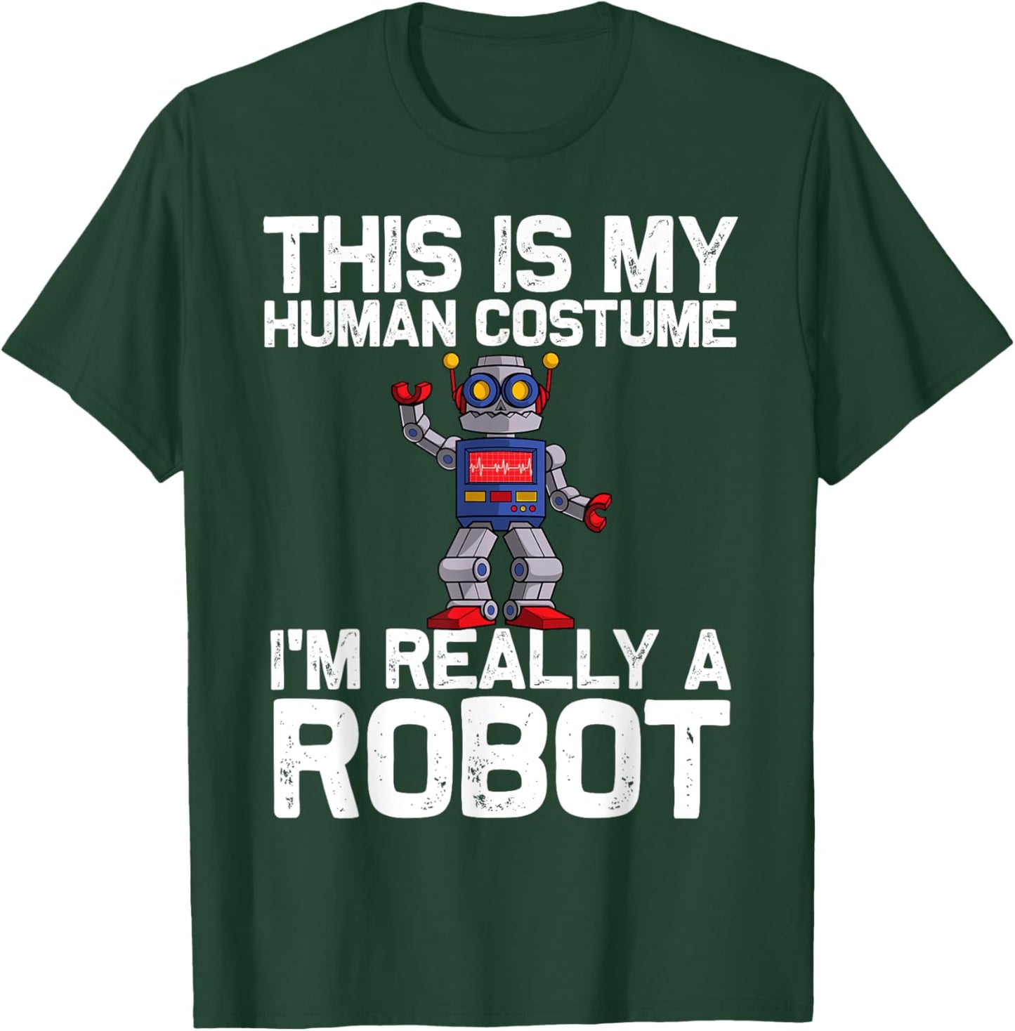 Robot Art Women Kids Robotics Engineer Robot Lover T-Shirt - T-Shirt | Forest