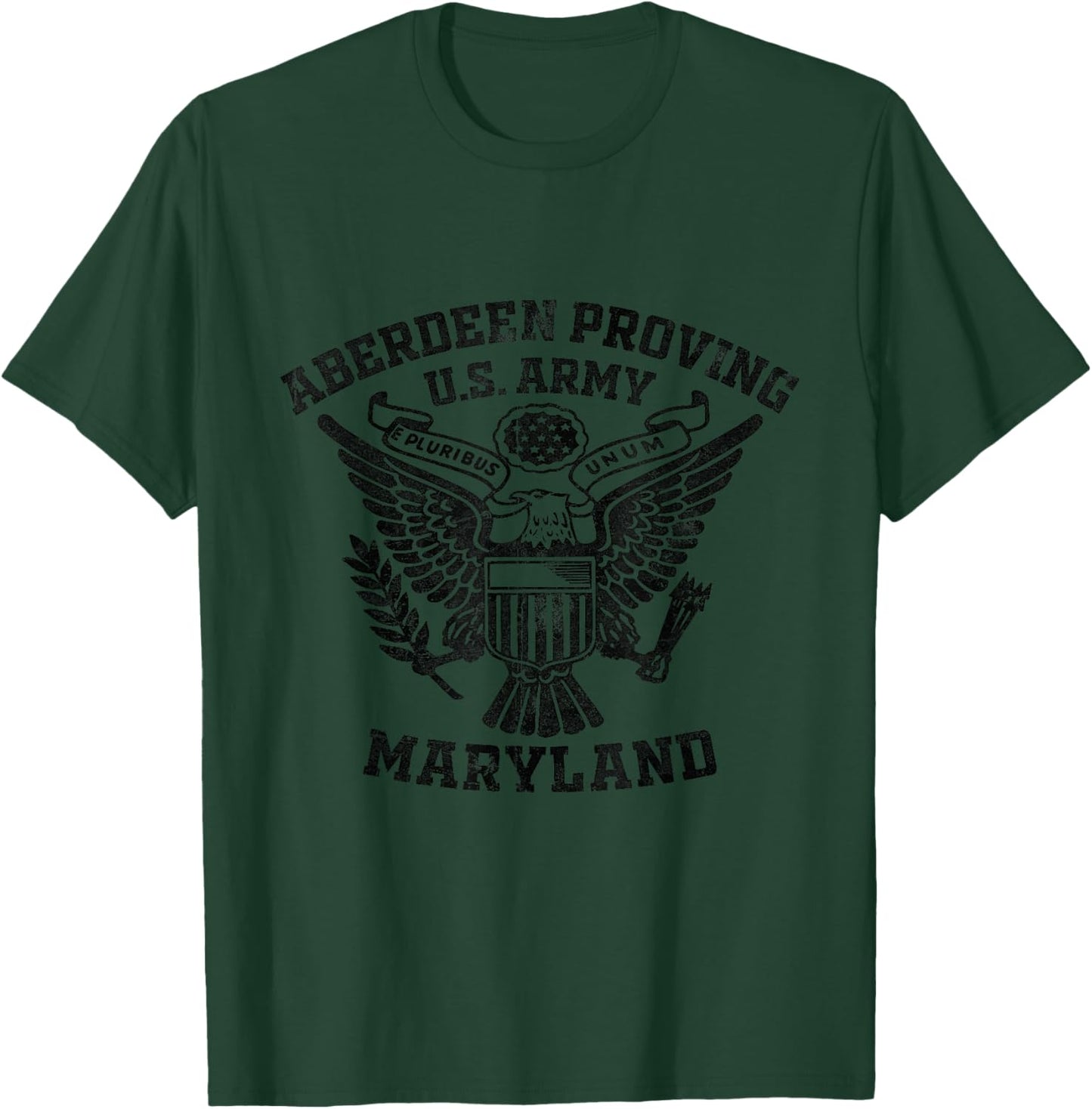 Aberdeen Proving Ground US Military Base Maryland MD Veteran T-Shirt - T-Shirt | Forest