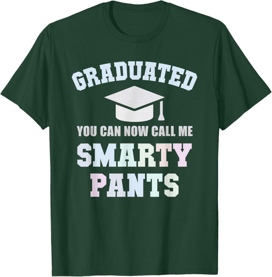 Funny GRADUATED Mr SMARTY PANTS School University Graduation T-Shirt - T-Shirt | Forest