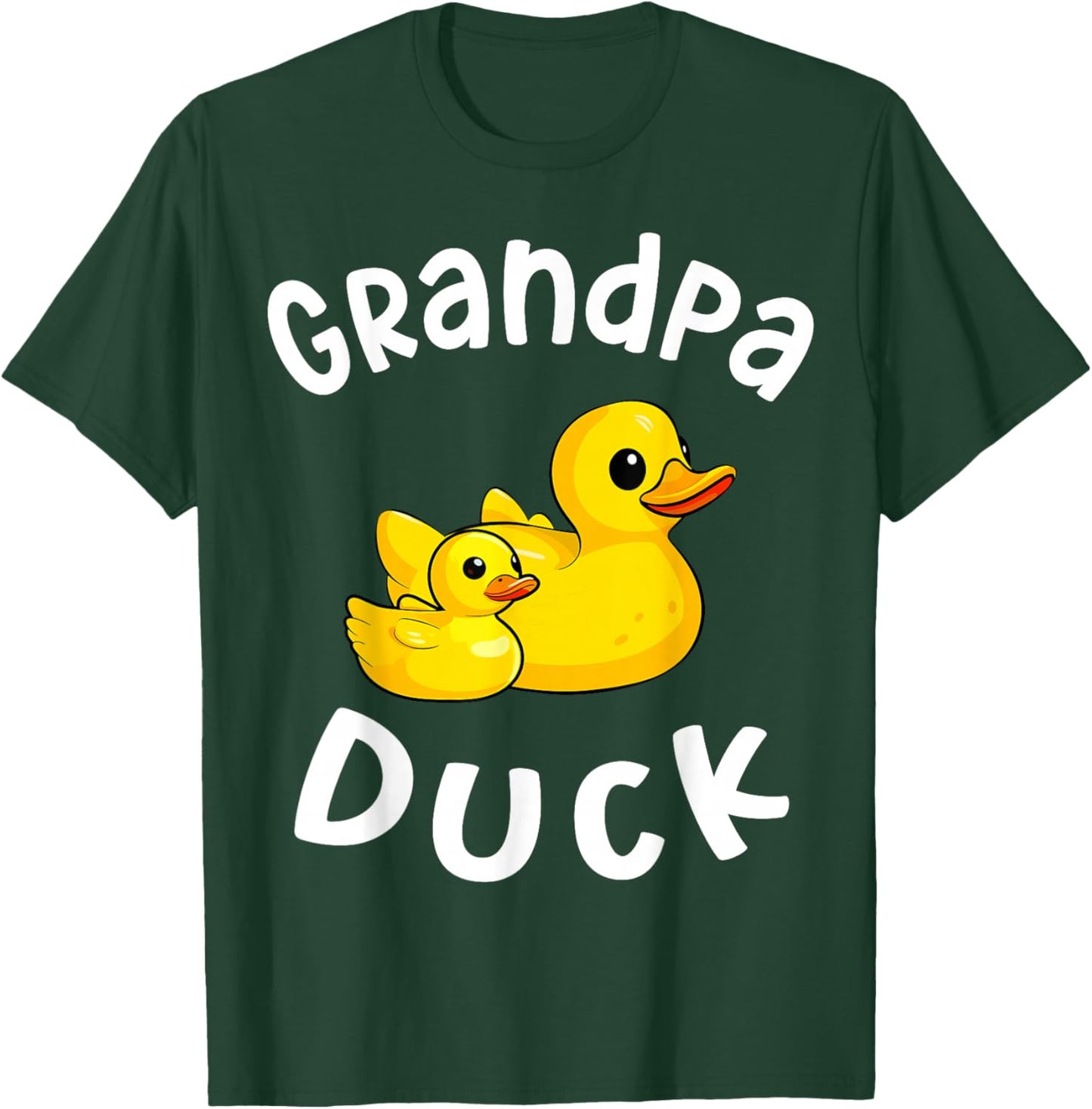Grandpa Duck Birthday Rubber Duck Kids Family Matching T-Shirt - T-Shirt | Forest