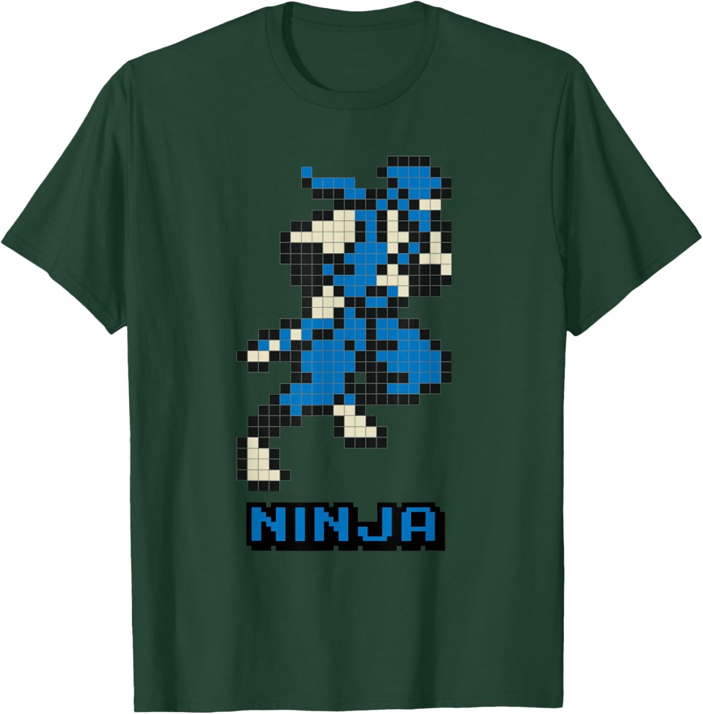 Ninja 8 bits game T-Shirt - T-Shirt | Forest