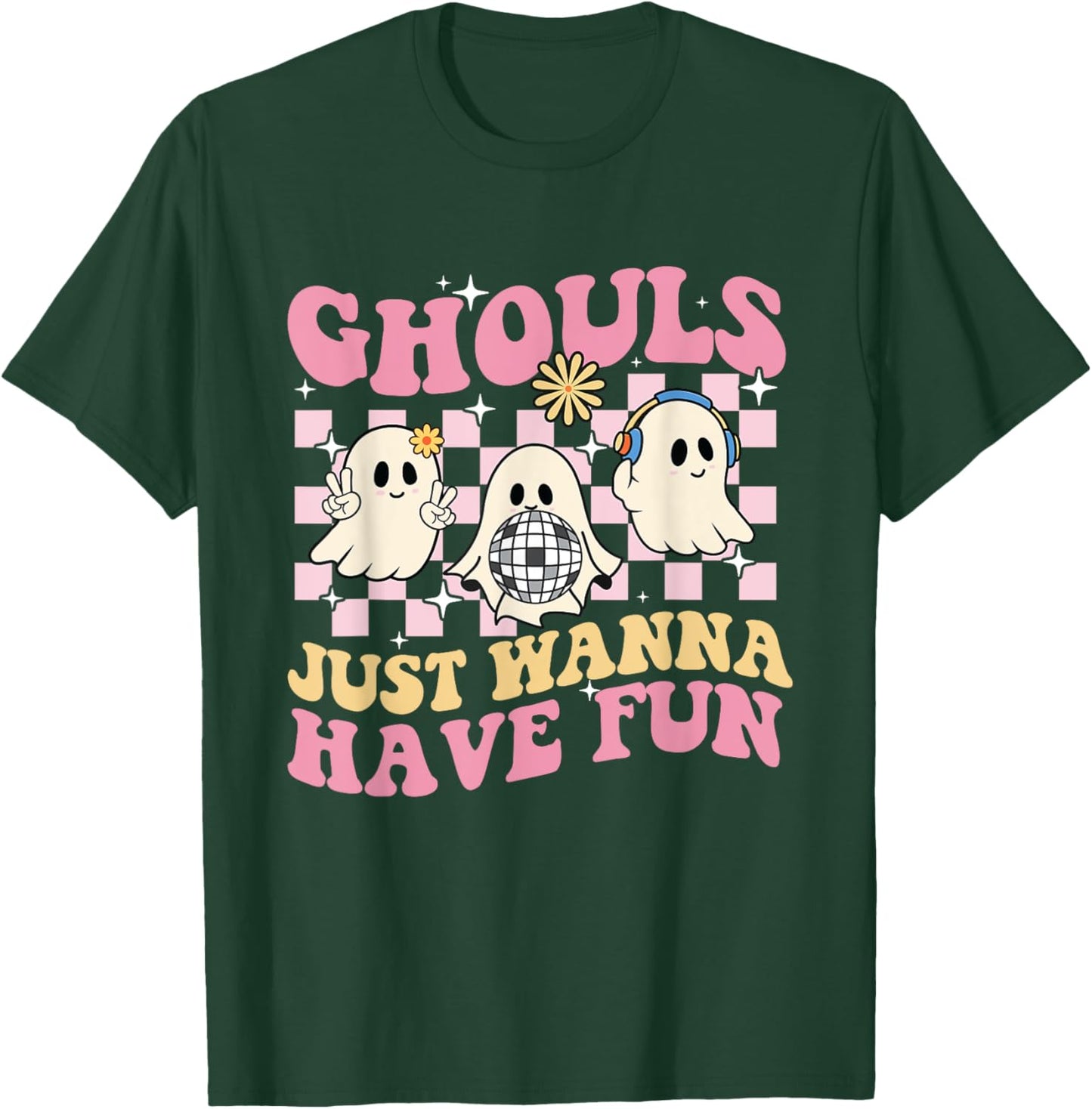 Ghouls Just Wanna Have Fun - Spooky Witch Halloween Ghoul T-Shirt - T-Shirt | Forest