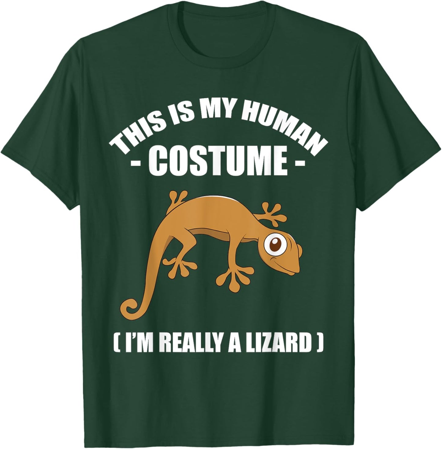 Silly Cute Halloween Lizard Costume For Toddlers Youths T-Shirt - T-Shirt | Forest