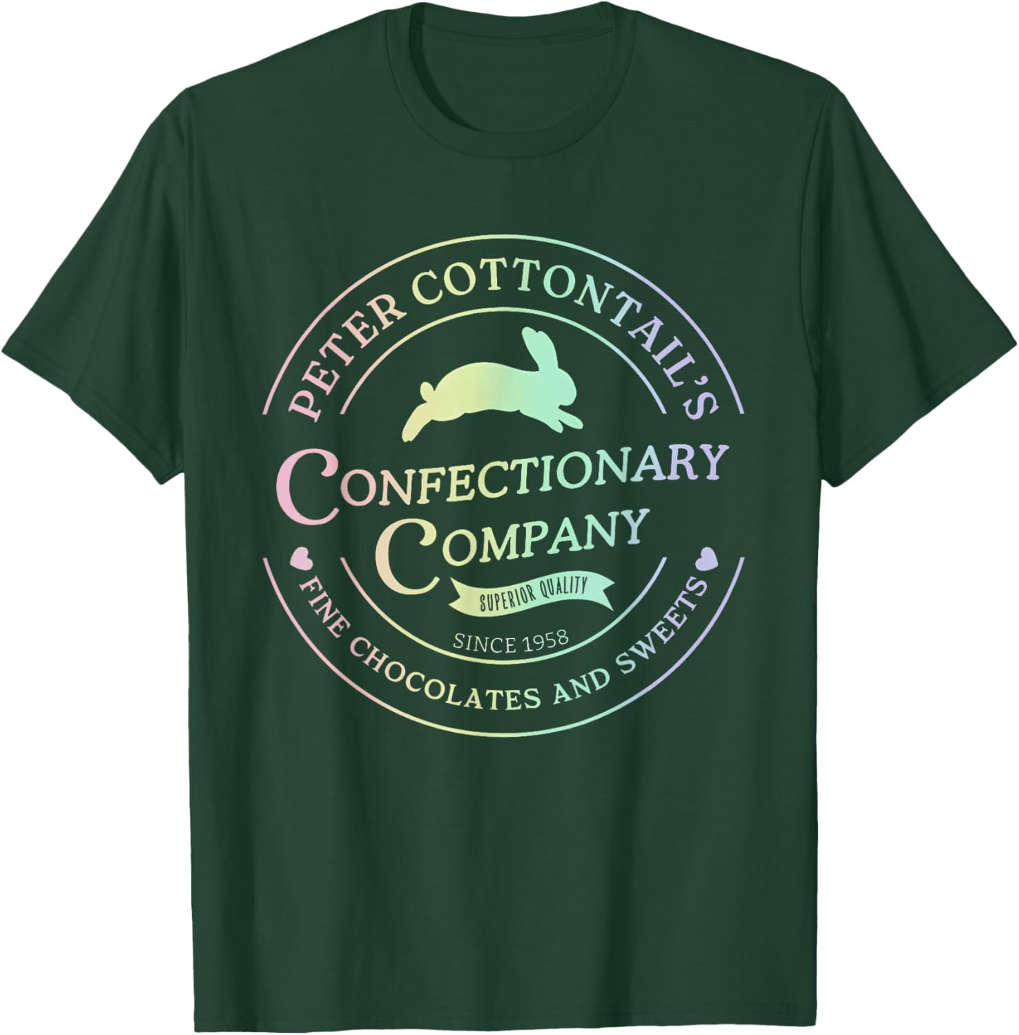 Cottontail Candy Company Fine Chocolate Jellybeans T-Shirt - T-Shirt | Forest