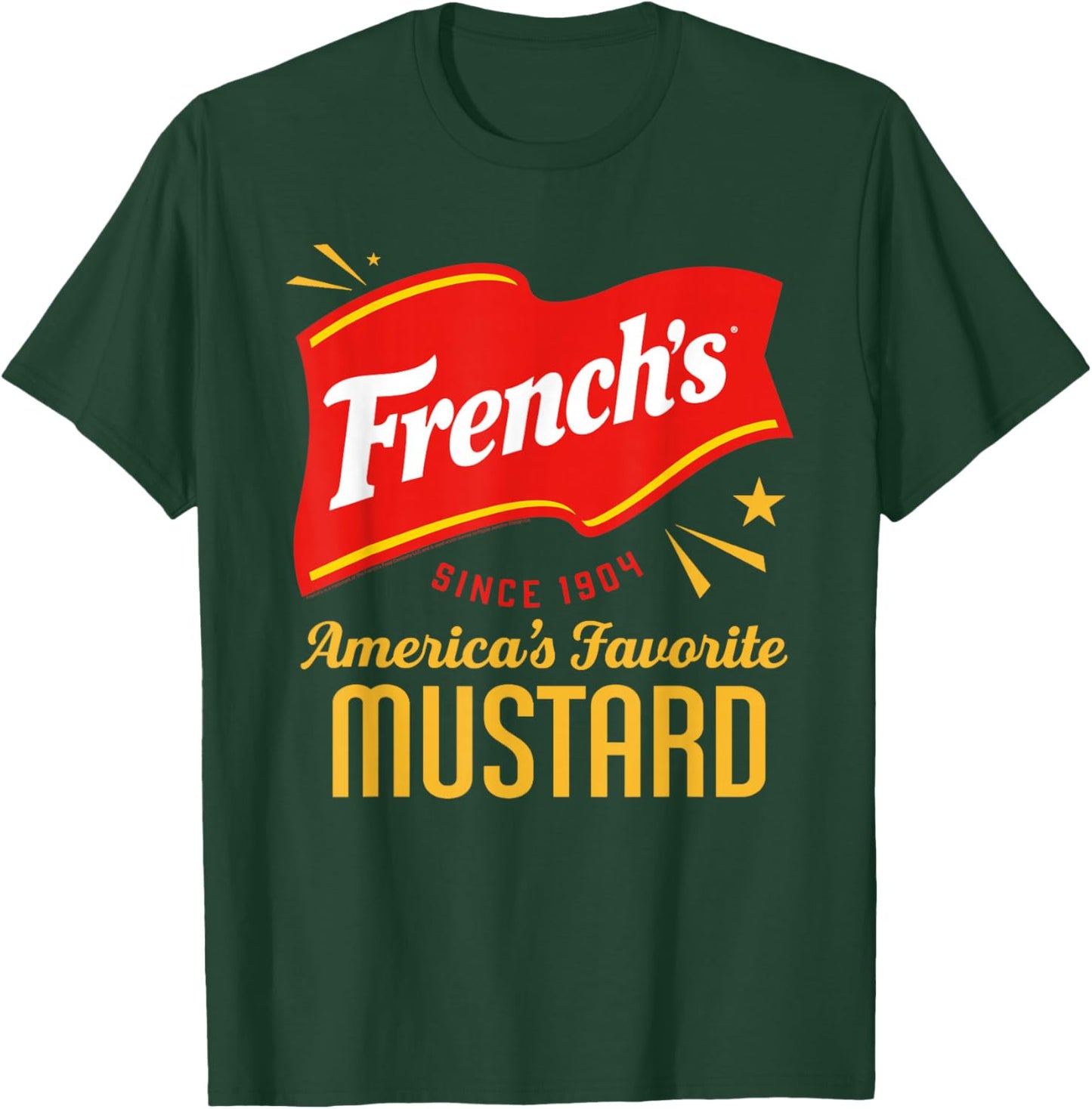 French's America's Favorite Mustard Logo Food T-Shirt - T-Shirt | Forest