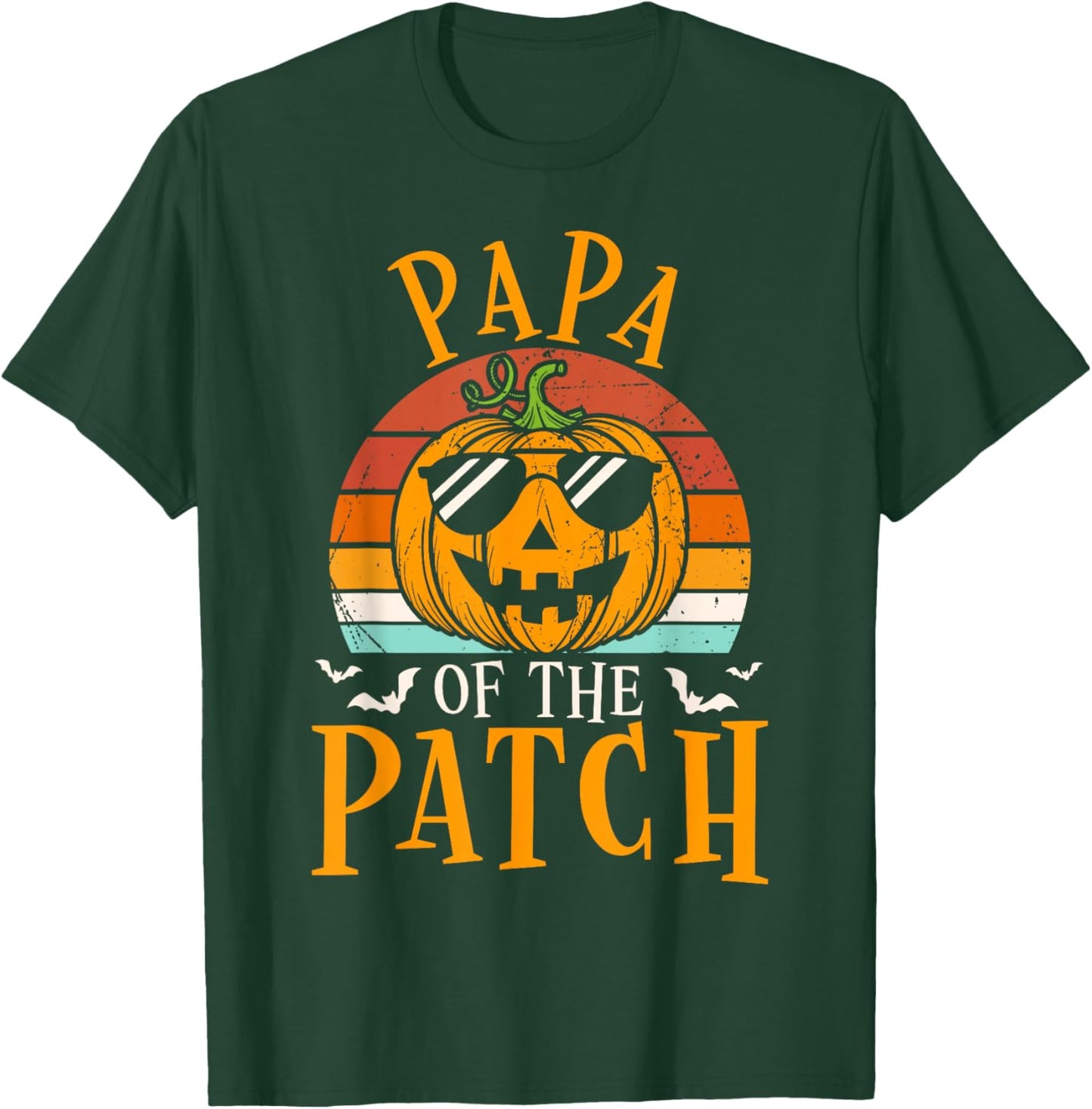 Papa Of The Patch Pumpkin Family Group Halloween Costume T-Shirt - T-Shirt | Forest