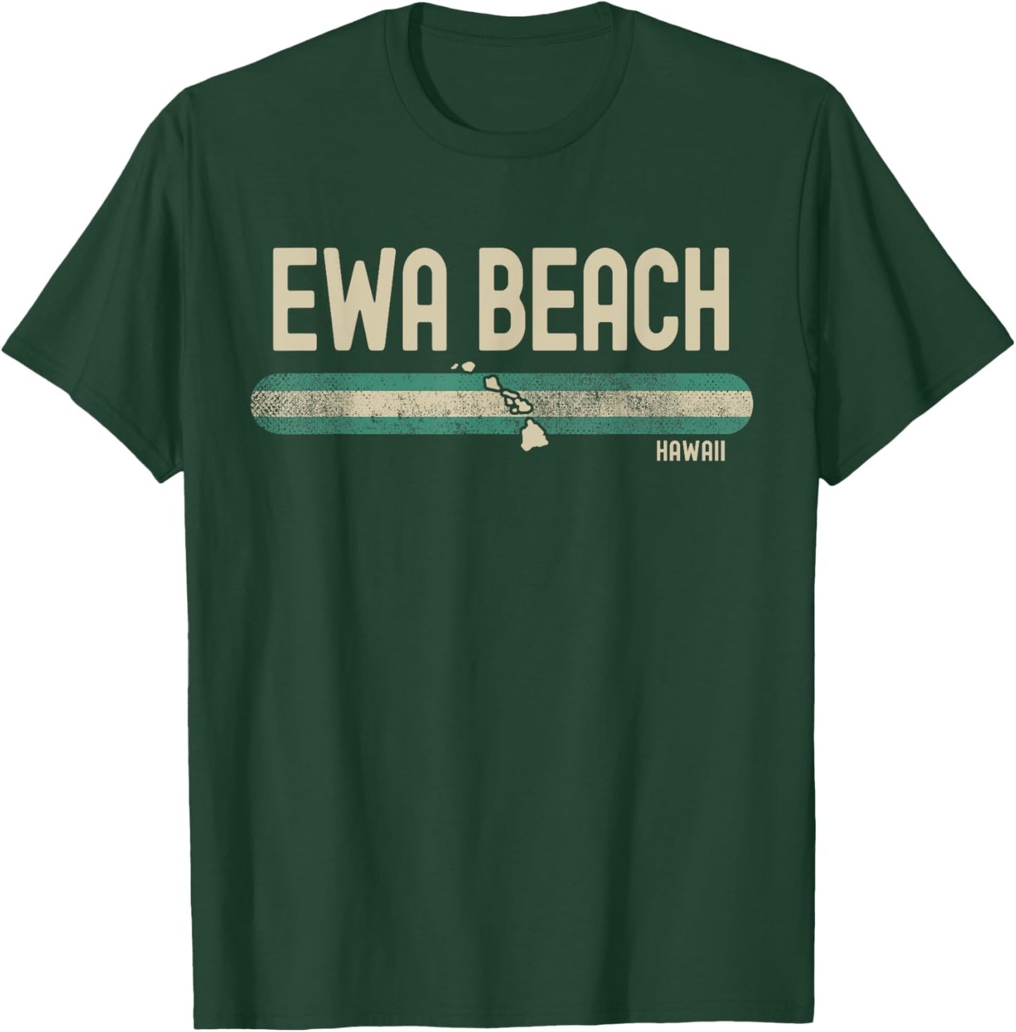 Ewa Beach HI | Hawaii | Travel & 80s Style T-Shirt - T-Shirt | Forest