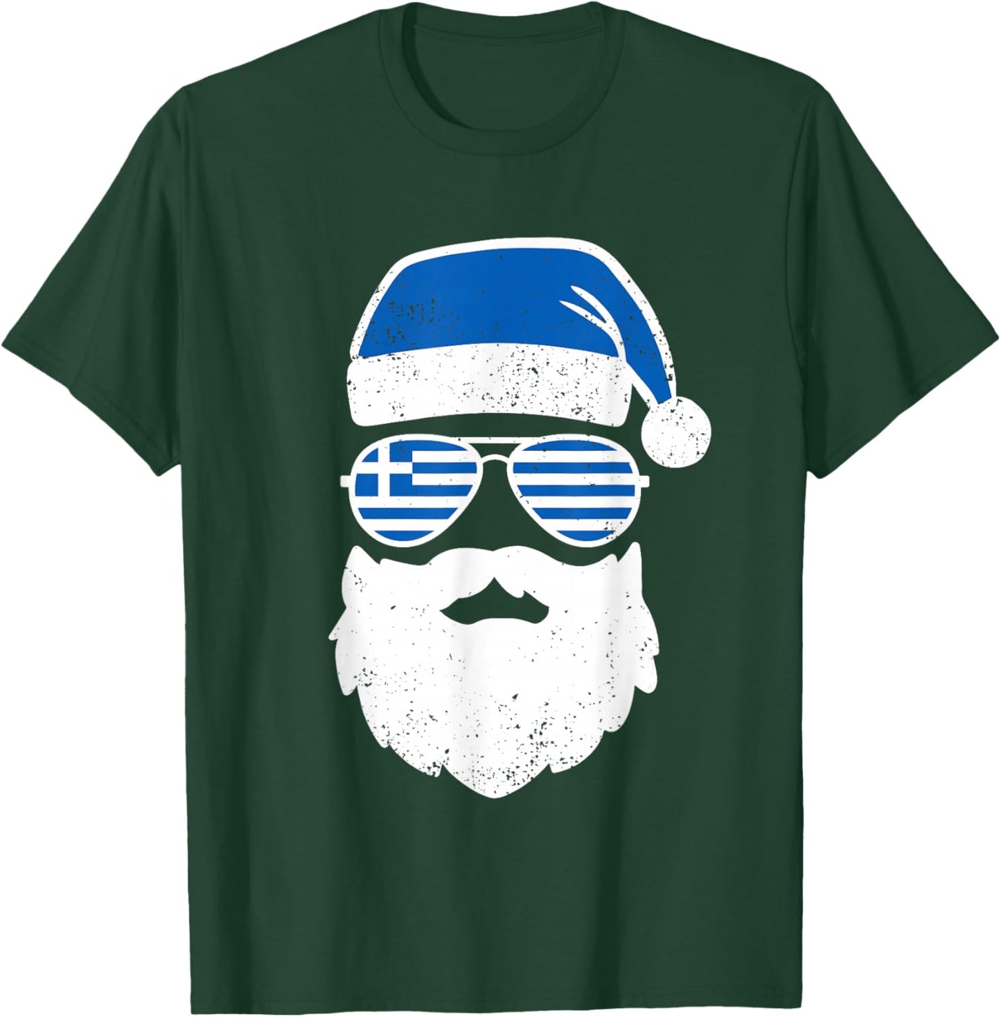 Funny Greek Christmas Pajama Funny Greek Matching Family T-Shirt - T-Shirt | Forest