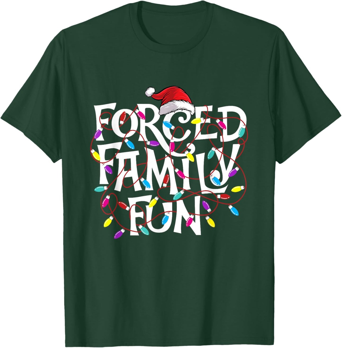 Forced Family Fun - Xmas Christmas Squad T-Shirt - T-Shirt | Forest