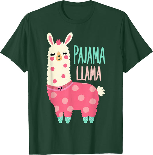 LLama Design Lama pajama T-Shirt - T-Shirt | Forest