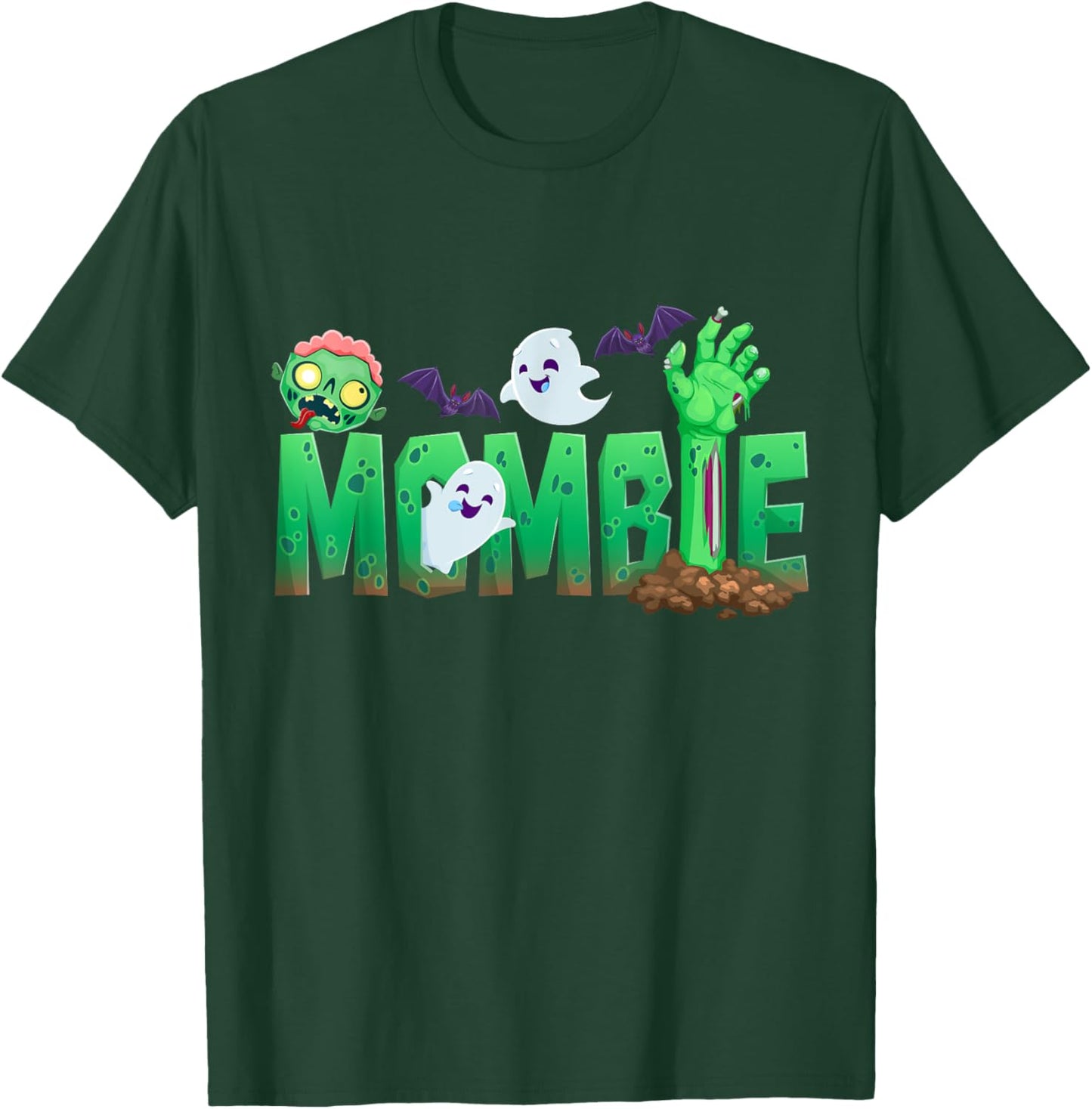 Zombie Mom Funny Halloween Costume Graveyard T-Shirt - T-Shirt | Forest