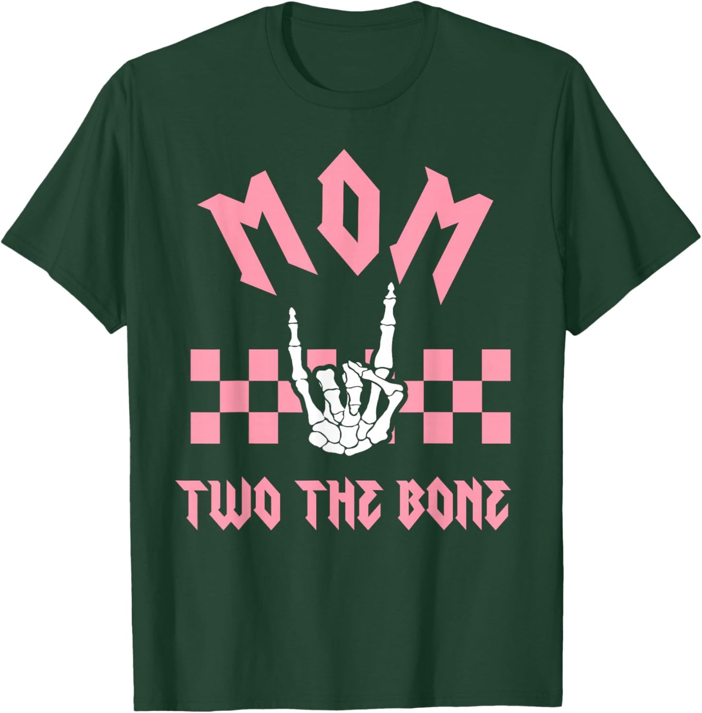 Mom Bad Two the Bone Birthday 2 Years Old Birthday T-Shirt - T-Shirt | Forest