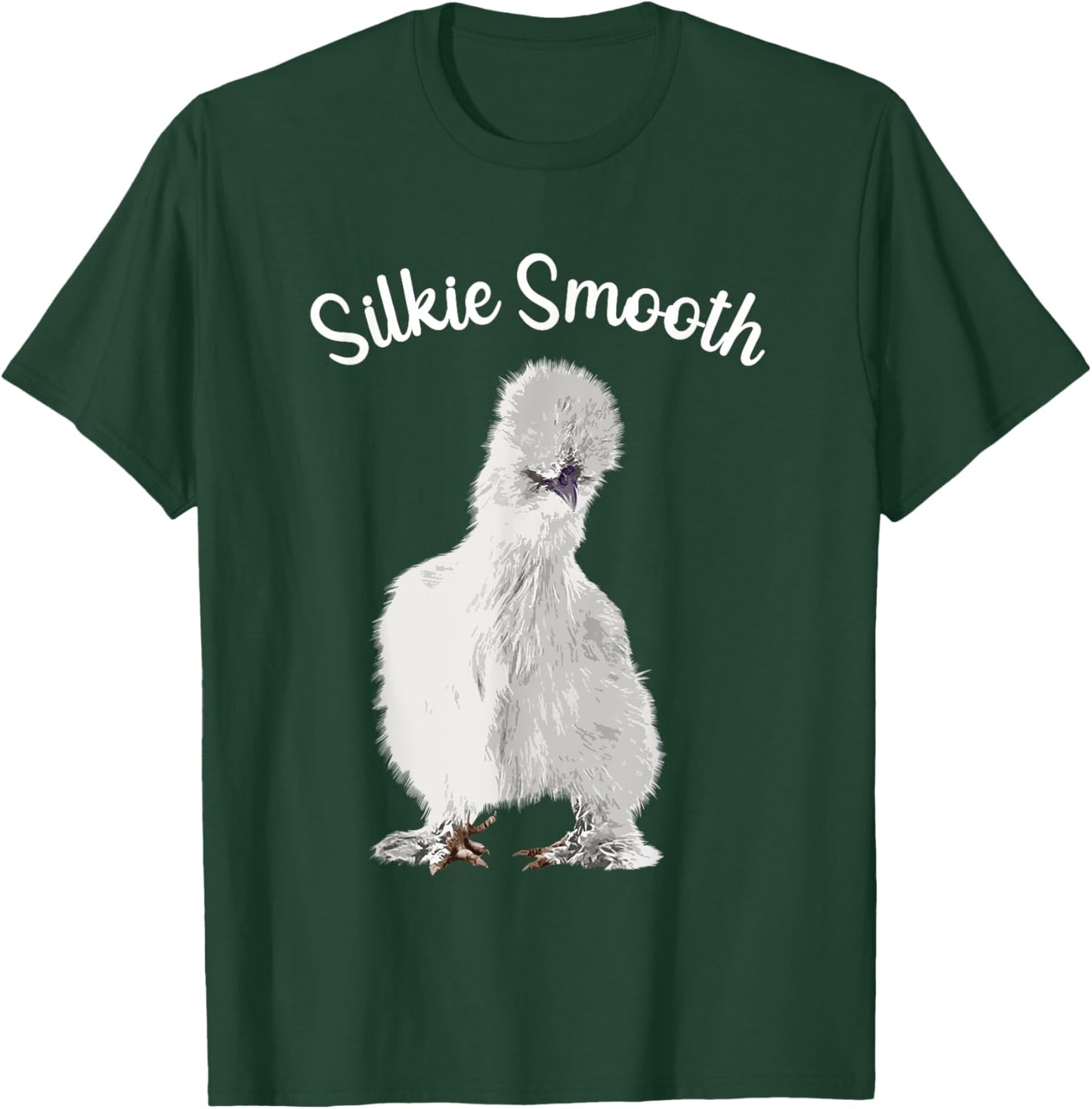 Cute Silkie Chicken Design Women Kids Silkie Chicken T-Shirt - T-Shirt | Forest