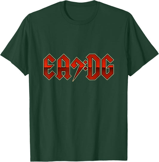Bass Guitar EADG Bass Clef for Bassist T-Shirt - T-Shirt | Forest