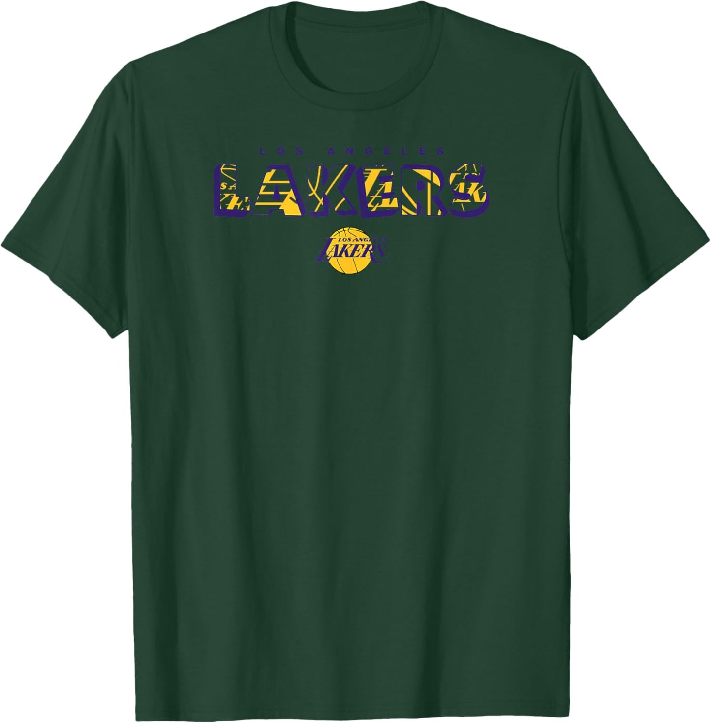 NBA - Los Angeles Lakers Logo Knockout White T-Shirt - T-Shirt | Forest