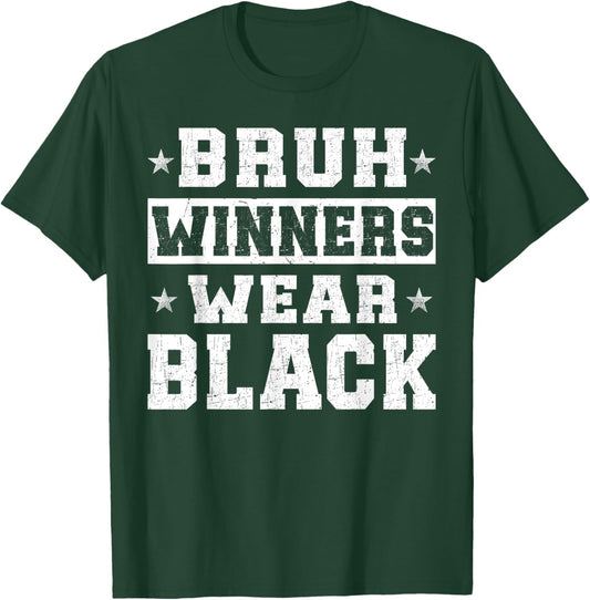 Spirit Week Winners Wear Black Team Camp Game Color Sports T-Shirt - T-Shirt | Forest