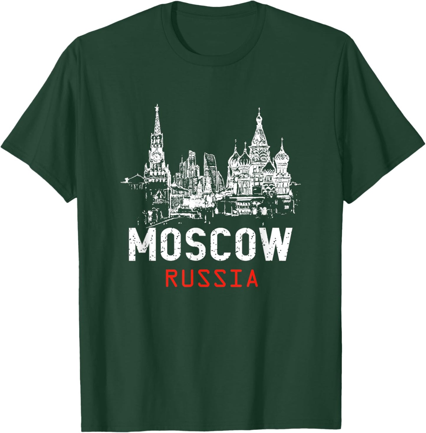 Moscow Russia T-Shirt - T-Shirt | Forest