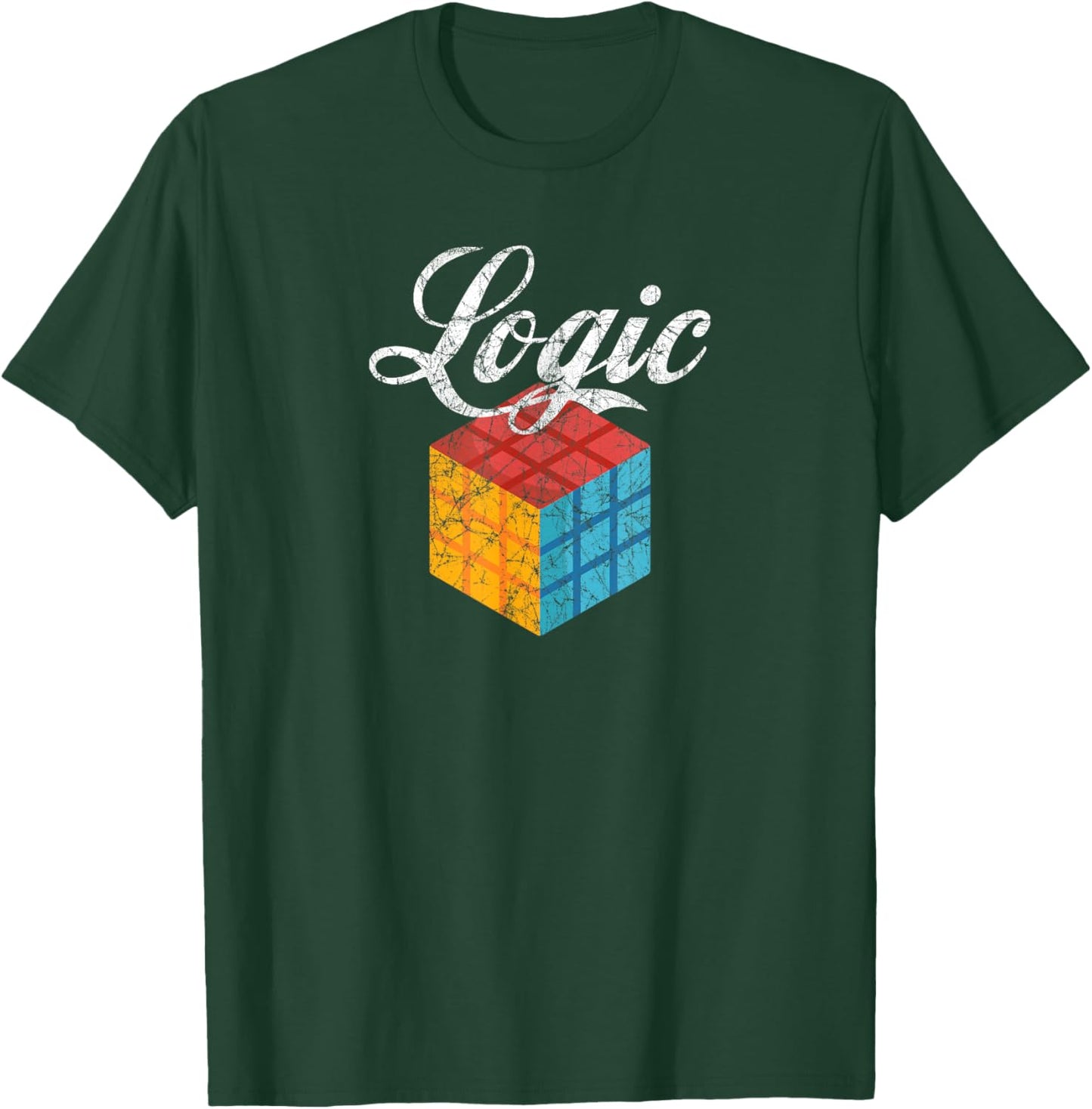 Vintage Distressed Logic Rap and Hip Hop T-Shirt - T-Shirt | Forest