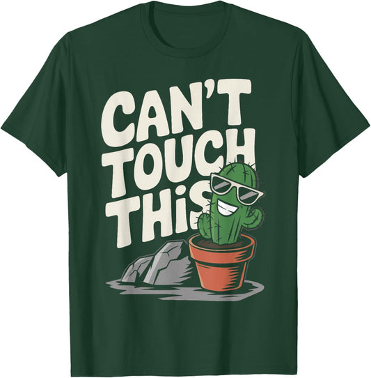 Can't Touch This Cool Cactus T-Shirt - T-Shirt | Forest