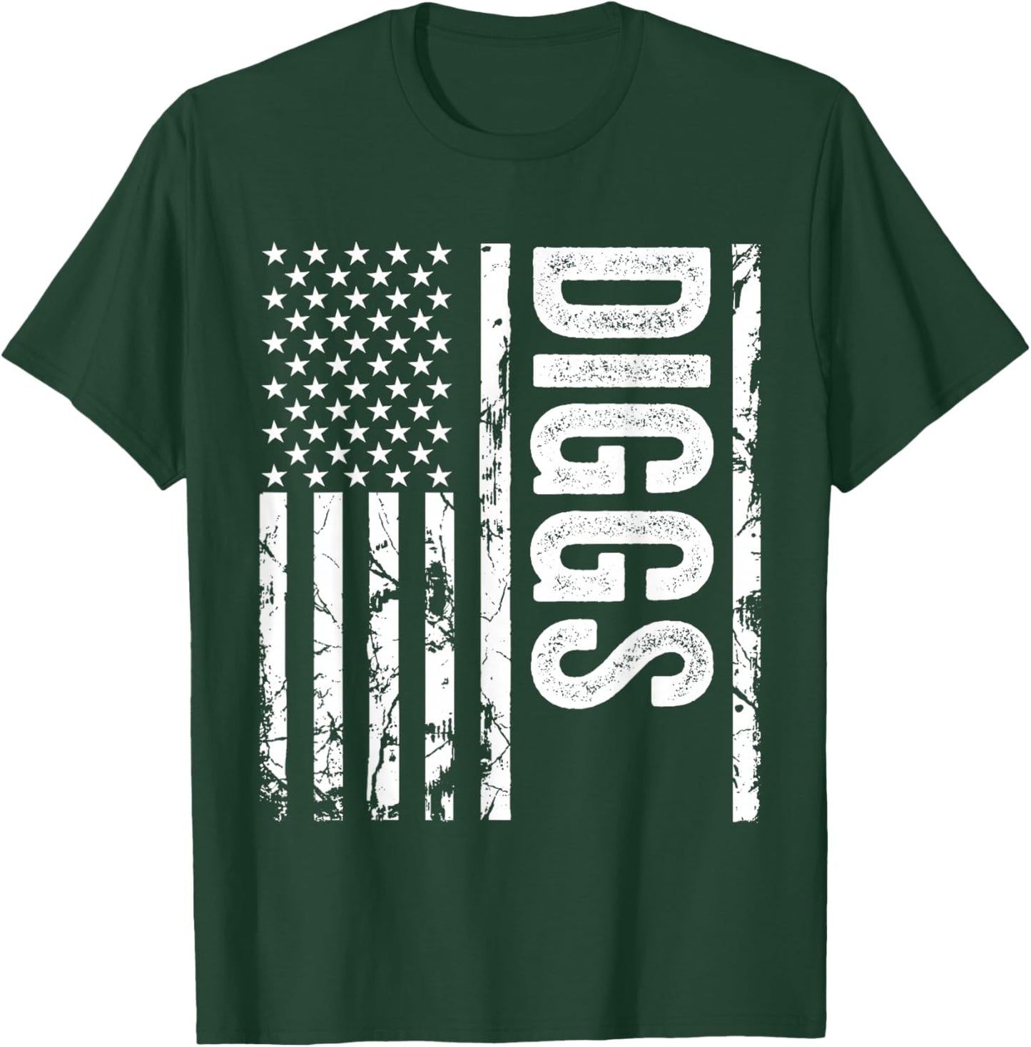 Diggs Last Name Funny Surname Team Diggs Family Reunion T-Shirt - T-Shirt | Forest