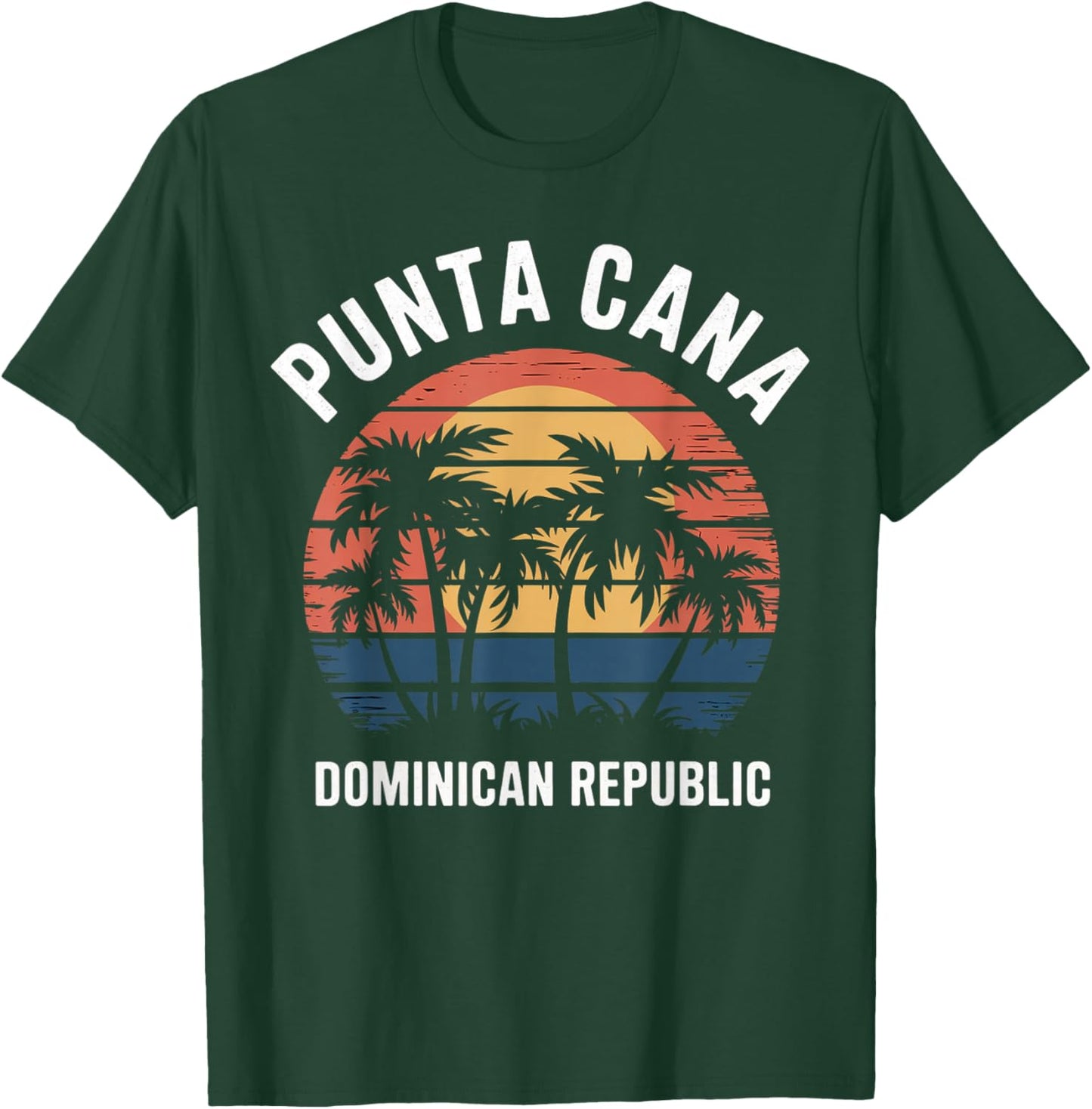 Punta Cana Souvenirs Family Beach Friends Group Vacation T-Shirt - T-Shirt | Forest