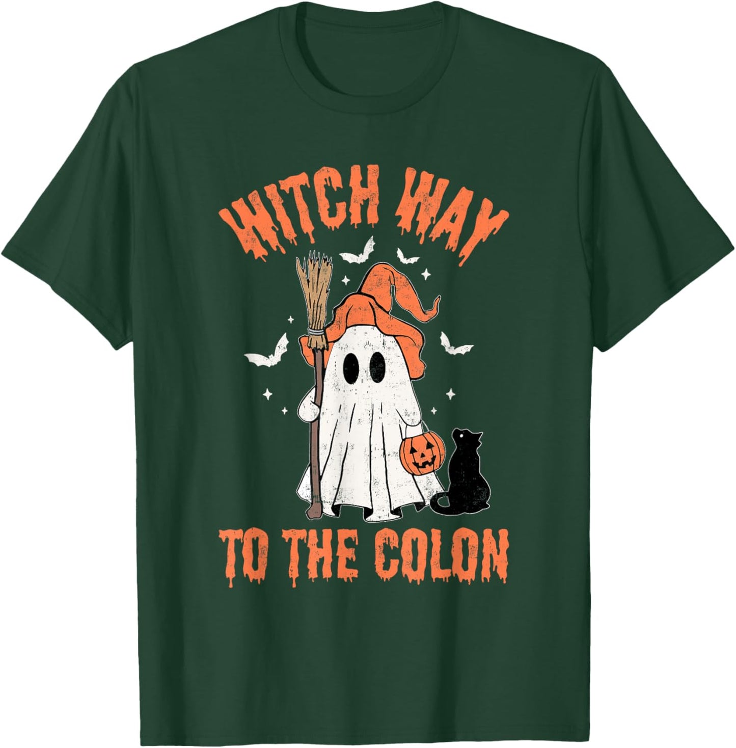 Endo Nurse Halloween Gastrointestinal Nurse Spooky GI T Cute T-Shirt - T-Shirt | Forest