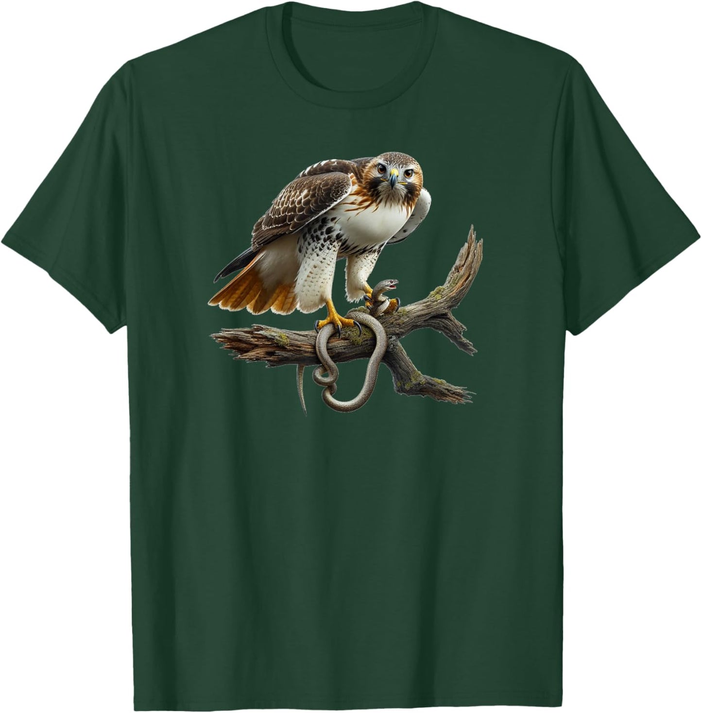 Bird Series. Redtail Hawk. Artist's Rendition. T-Shirt - T-Shirt | Forest