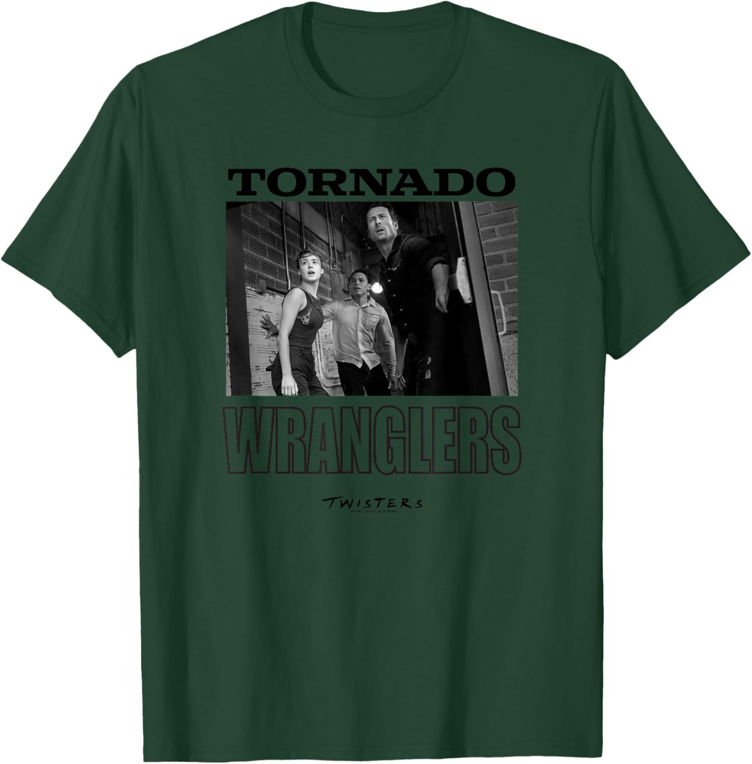 Twisters Tornado Wranglers Tyler Kate & Javi T-Shirt - T-Shirt | Forest
