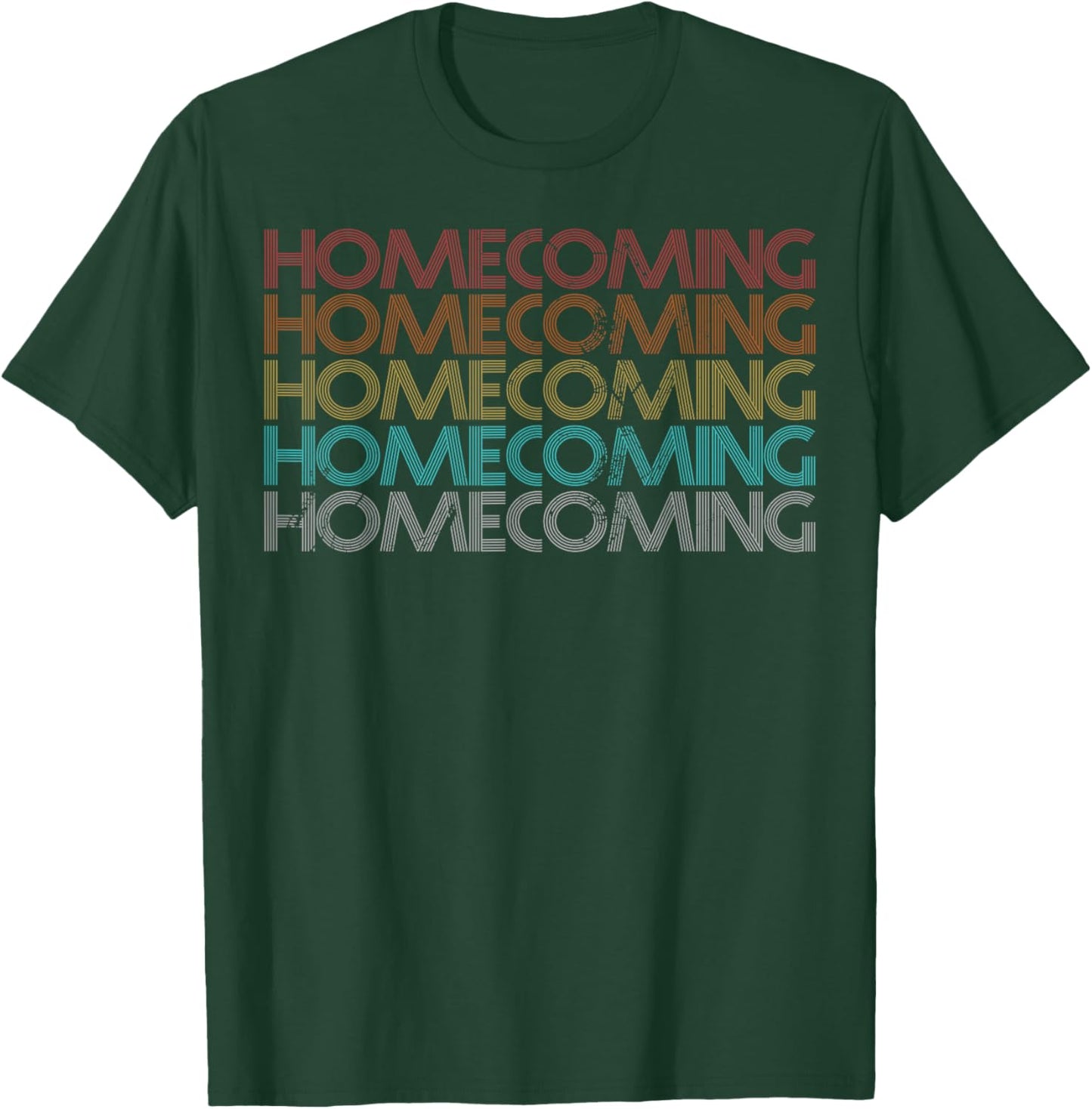 Retro Vintage Homecoming T-Shirt - T-Shirt | Forest