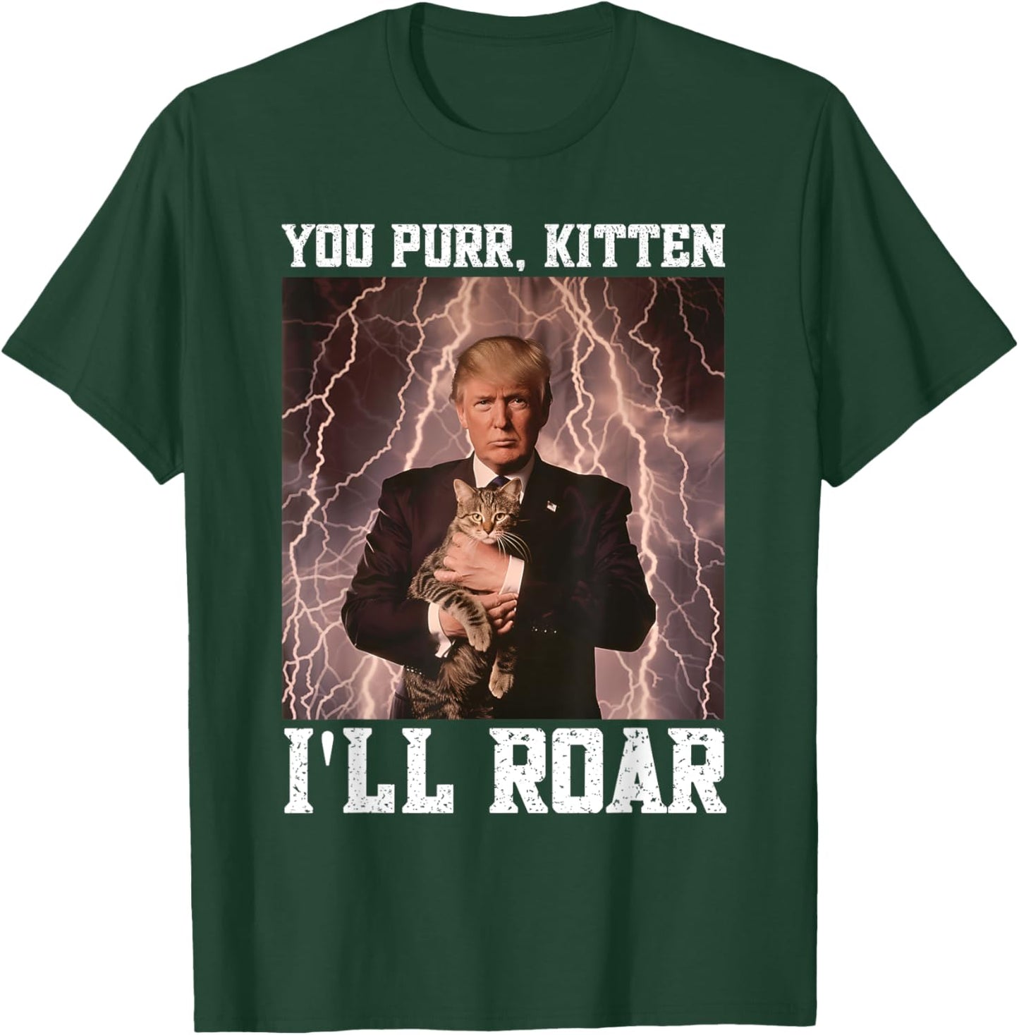 Cringy Alpha Trump Kitten Meme Cat Protector Cringe Trump Women T-Shirt - T-Shirt | Forest
