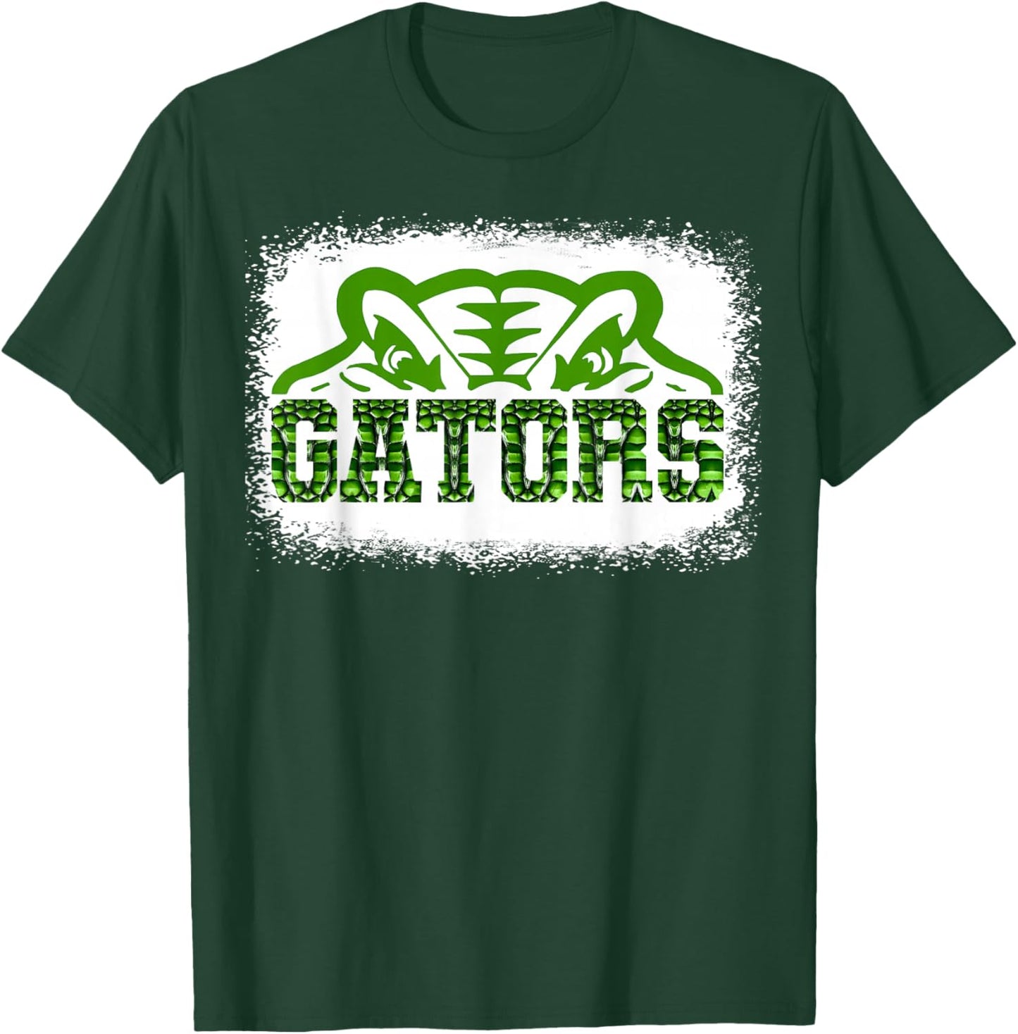 Go Cheer Gator Design Gift Women Girls Boys Kids T-Shirt - T-Shirt | Forest