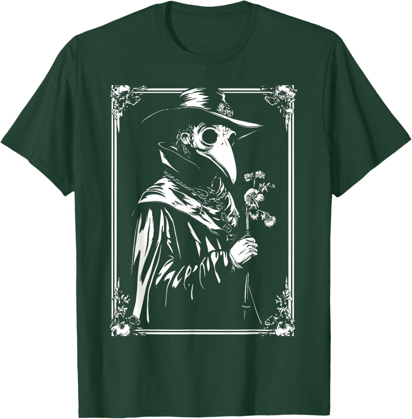 Plague Doctor Occult Gothic Steampunk Goth T-Shirt - T-Shirt | Forest