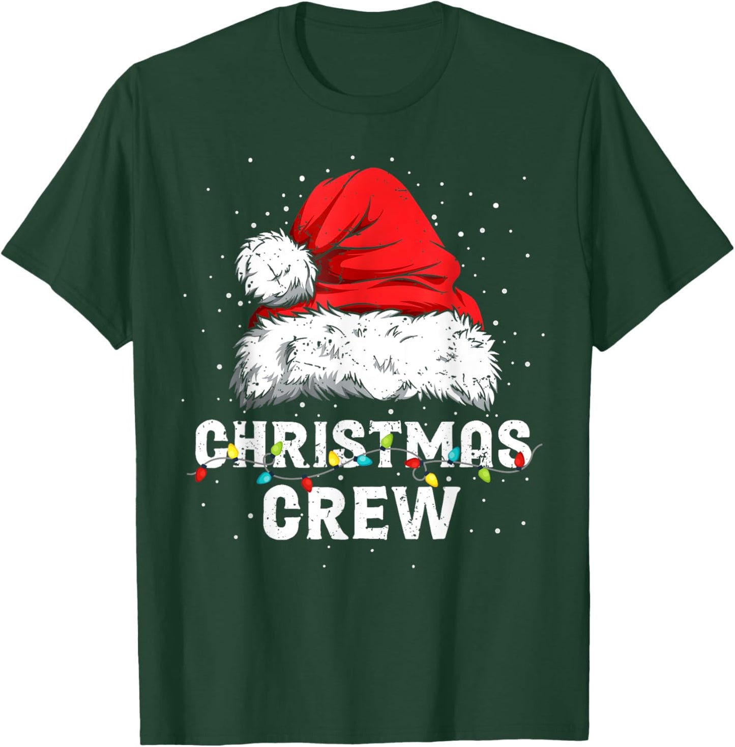 Christmas Crew Family Group Matching Christmas Pajama Party T-Shirt - T-Shirt | Forest