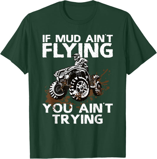 Funny ATV Art Women Off Road Mud Riding Quad Racing T-Shirt - T-Shirt | Forest
