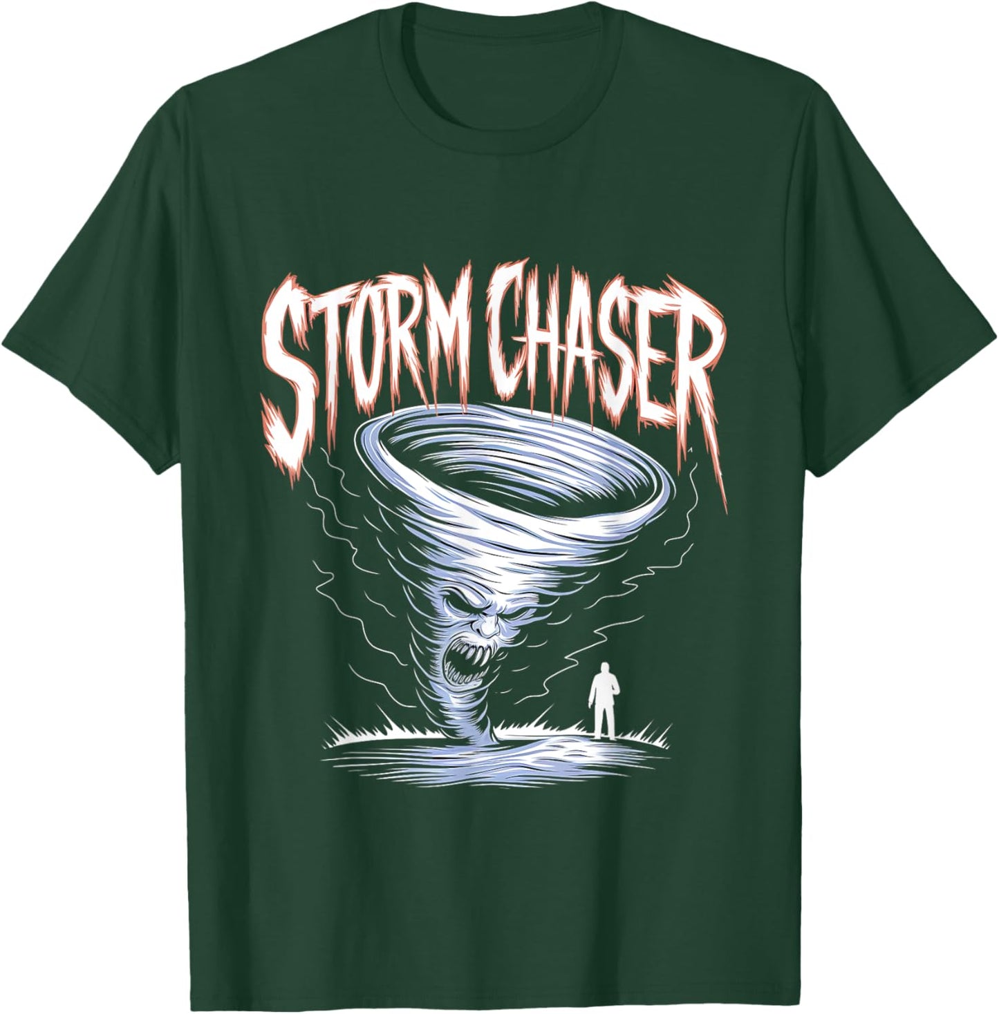 Storm Chaser Costume Tornado Twister Chasers Kids Boys Men T-Shirt - T-Shirt | Forest