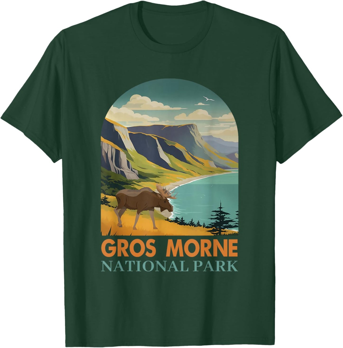 Gros Morne National Park Canada Hiking Nature Exploring T-Shirt - T-Shirt | Forest