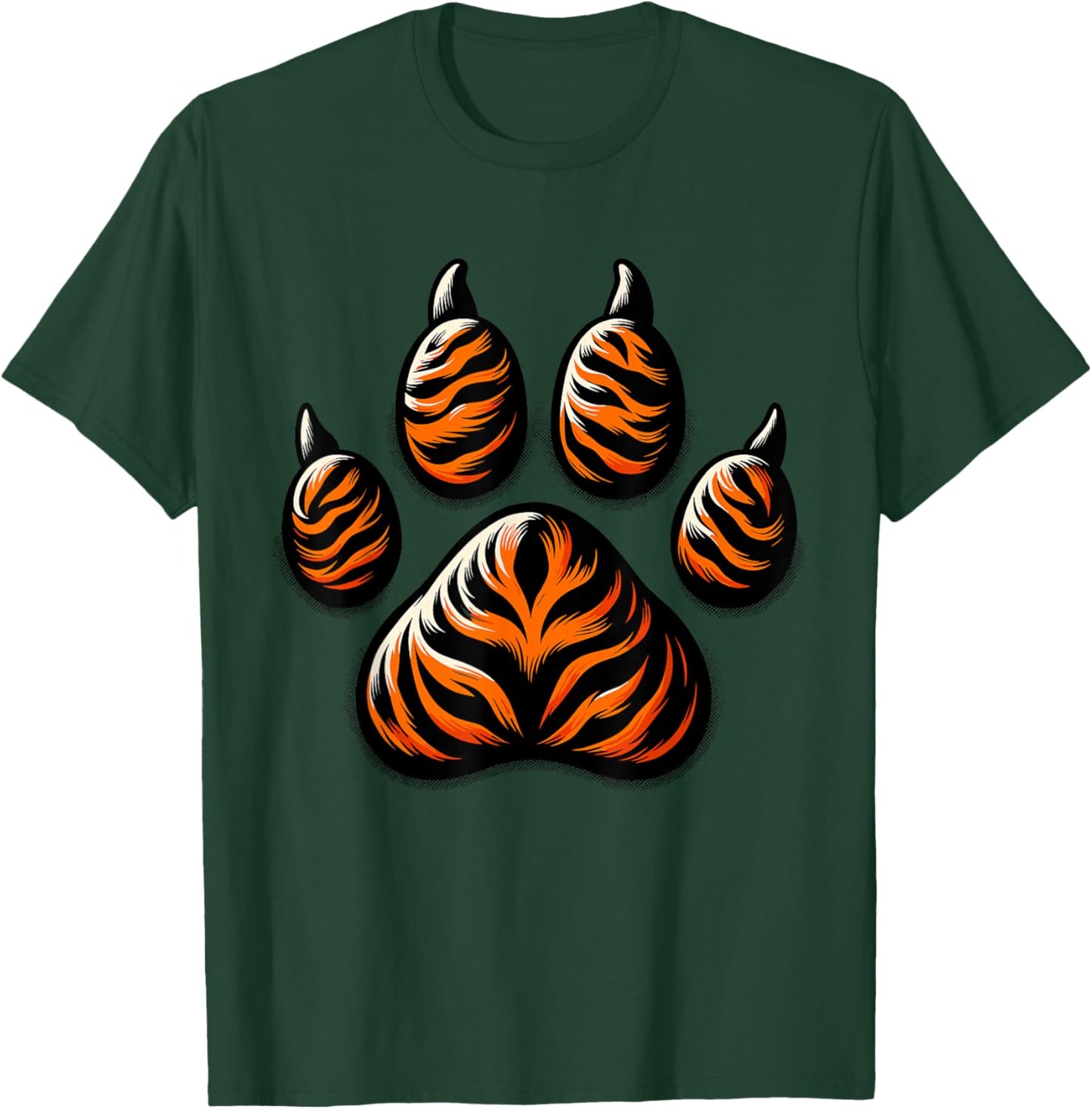 Lion Paw Animal T-Shirt - T-Shirt | Forest