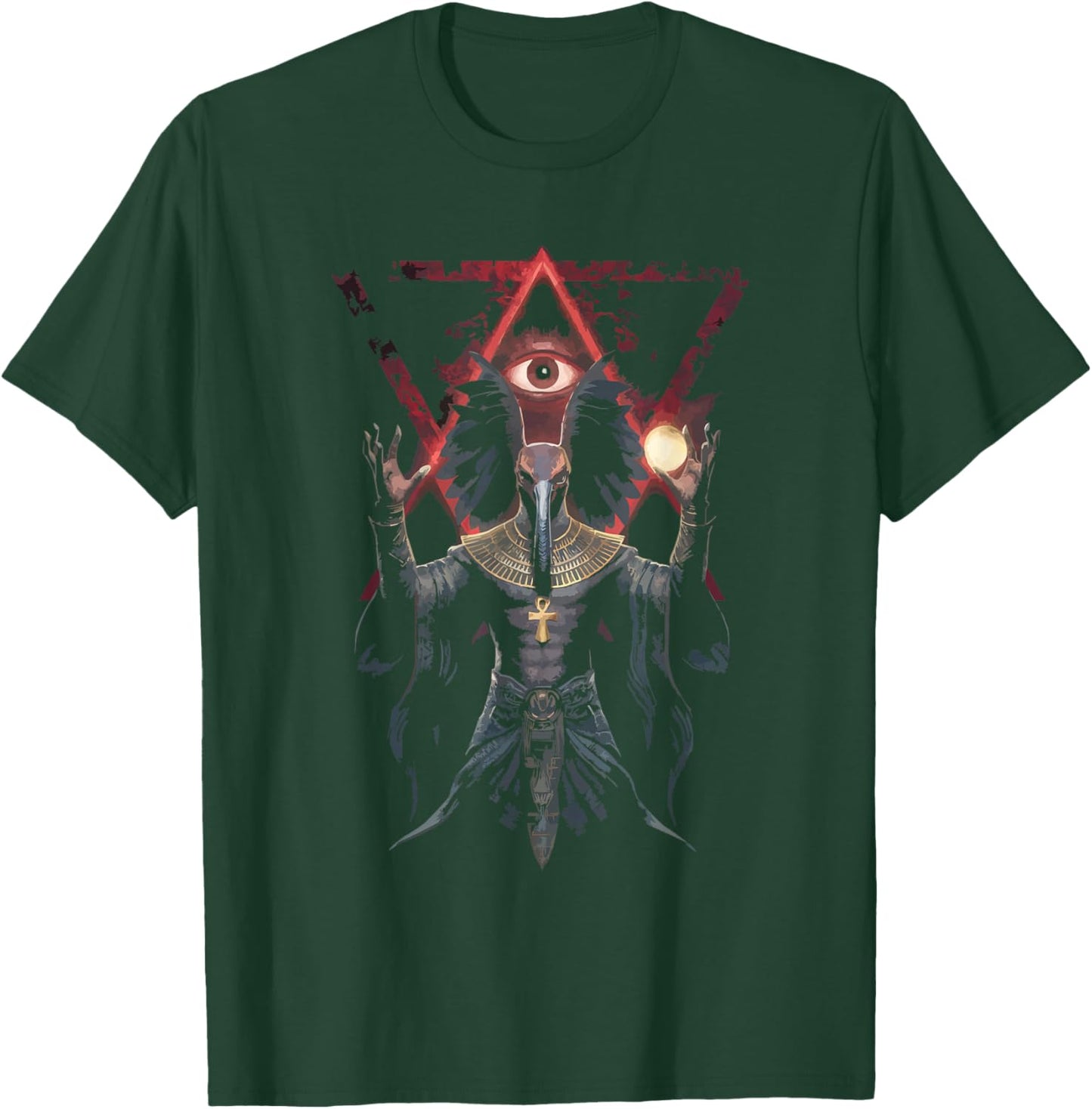 Thoth Egyptian God Egyptian Mythology Pyramid Ancient Egypt T-Shirt - T-Shirt | Forest