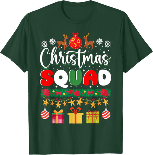 Christmas Squad Family Matching Group Christmas Xmas T-Shirt - T-Shirt | Forest
