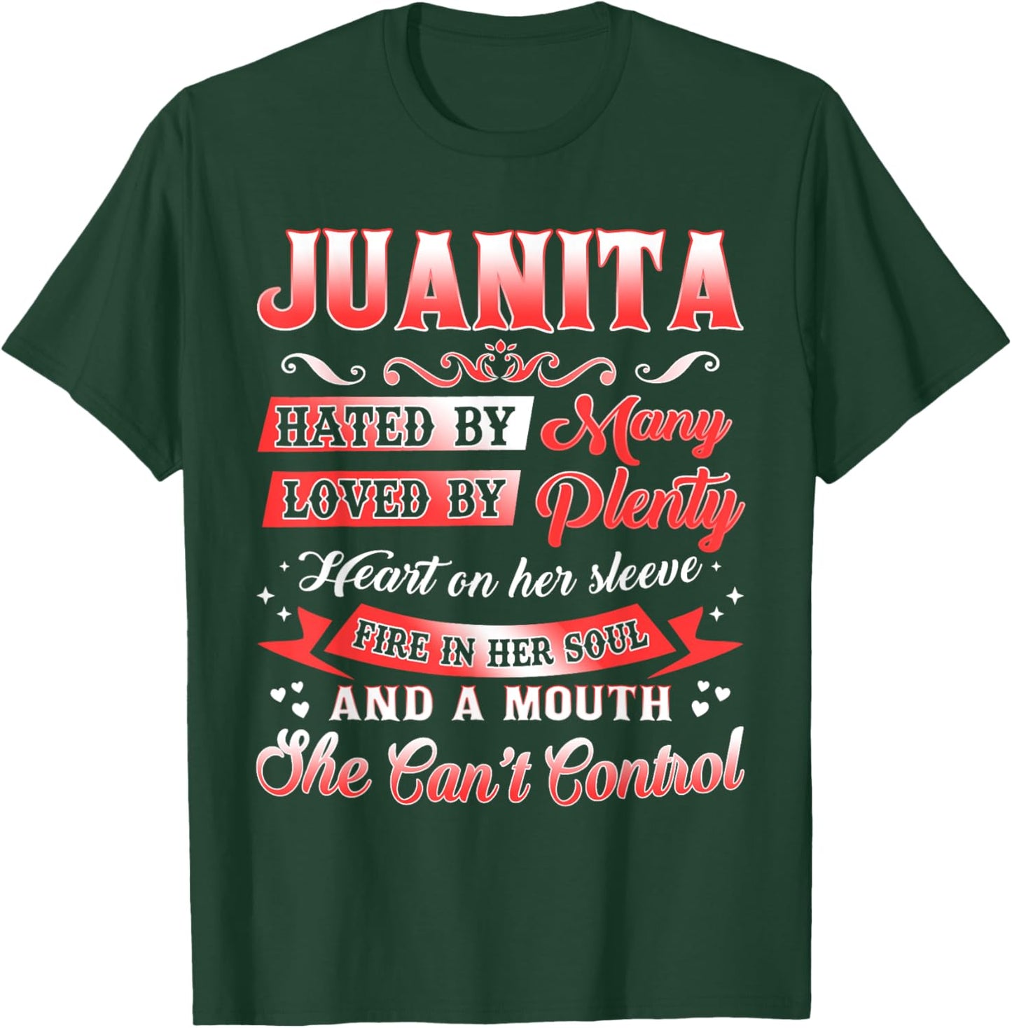 Juanita Name Shirt Personalized Juanita First Name T-Shirt - T-Shirt | Forest