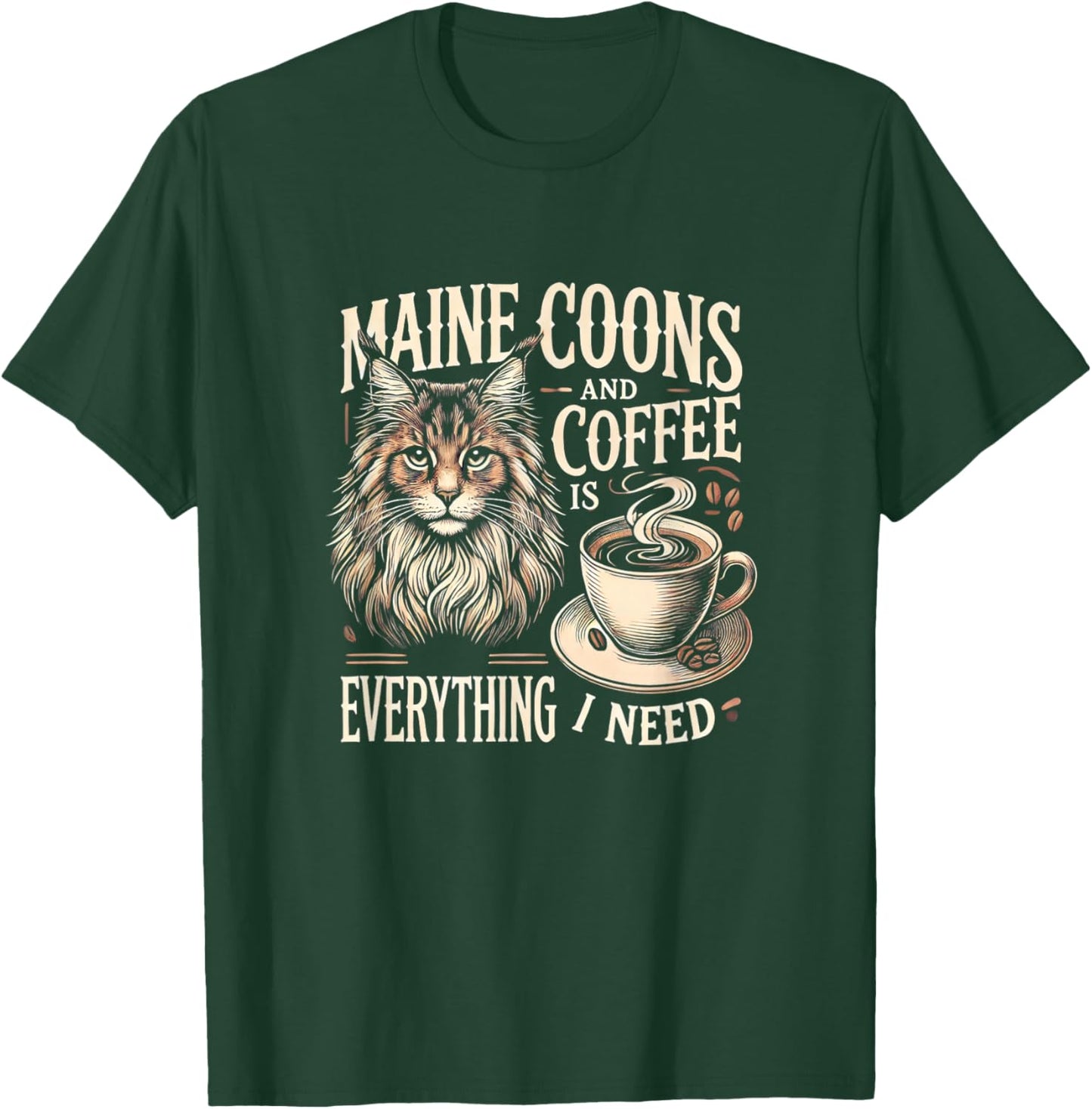 Maine Coon Lover Maine Coon Cat Maine Coons Women T-Shirt - T-Shirt | Forest