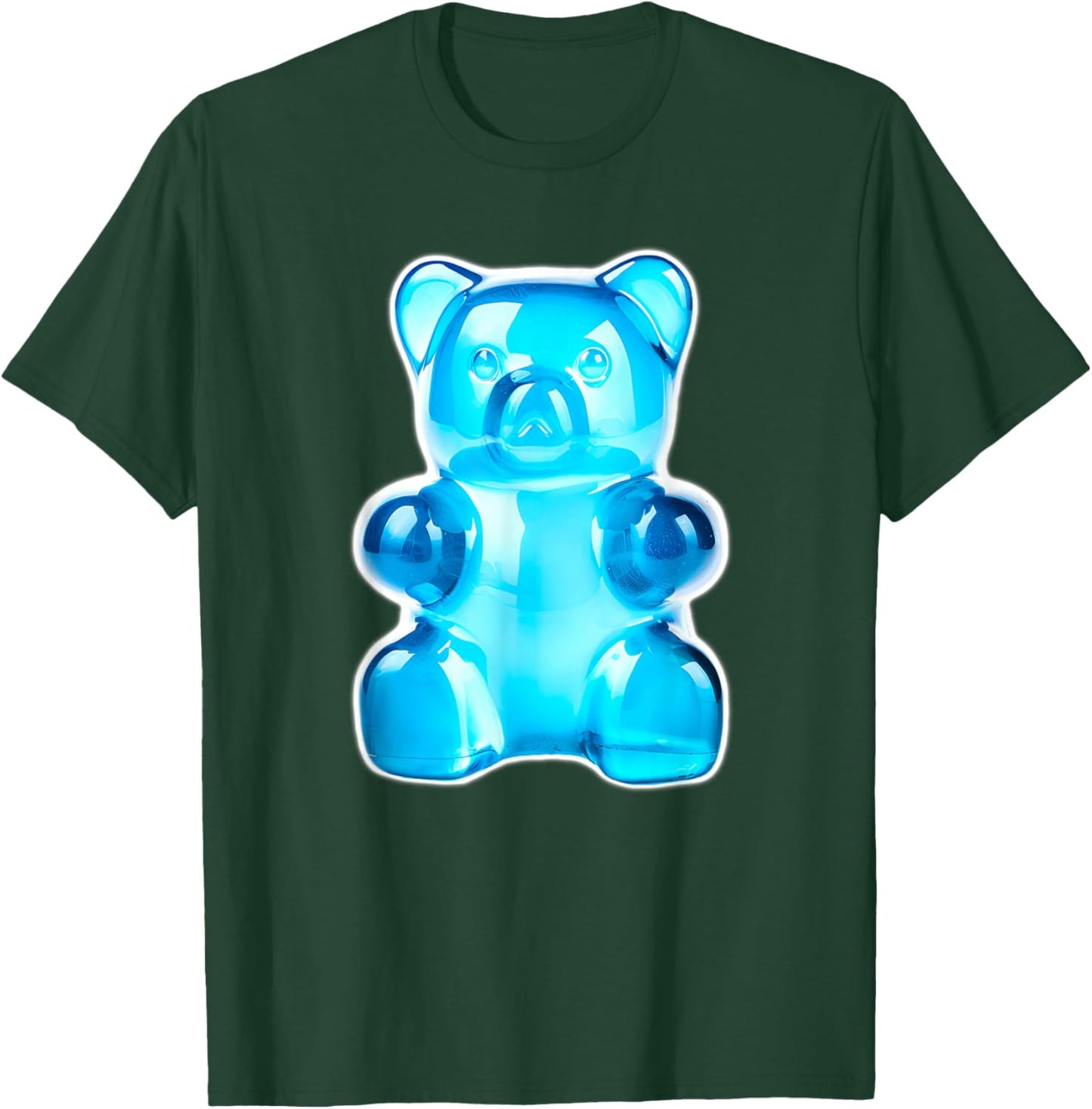 Blue Gummy Bear Candy T-Shirt - T-Shirt | Forest