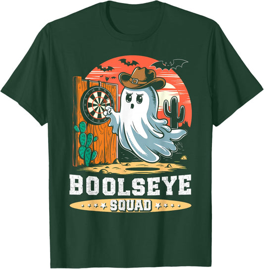 Boolseye Squad Halloween Darts Ghost Bullseye Player Darts T-Shirt - T-Shirt | Forest